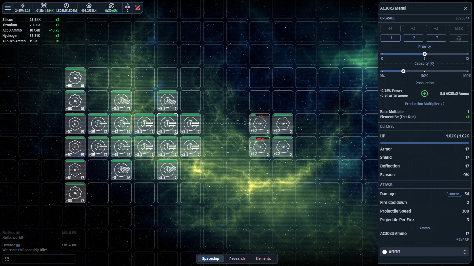 Spaceship Idle: Design, Build, Explore &amp; Battle