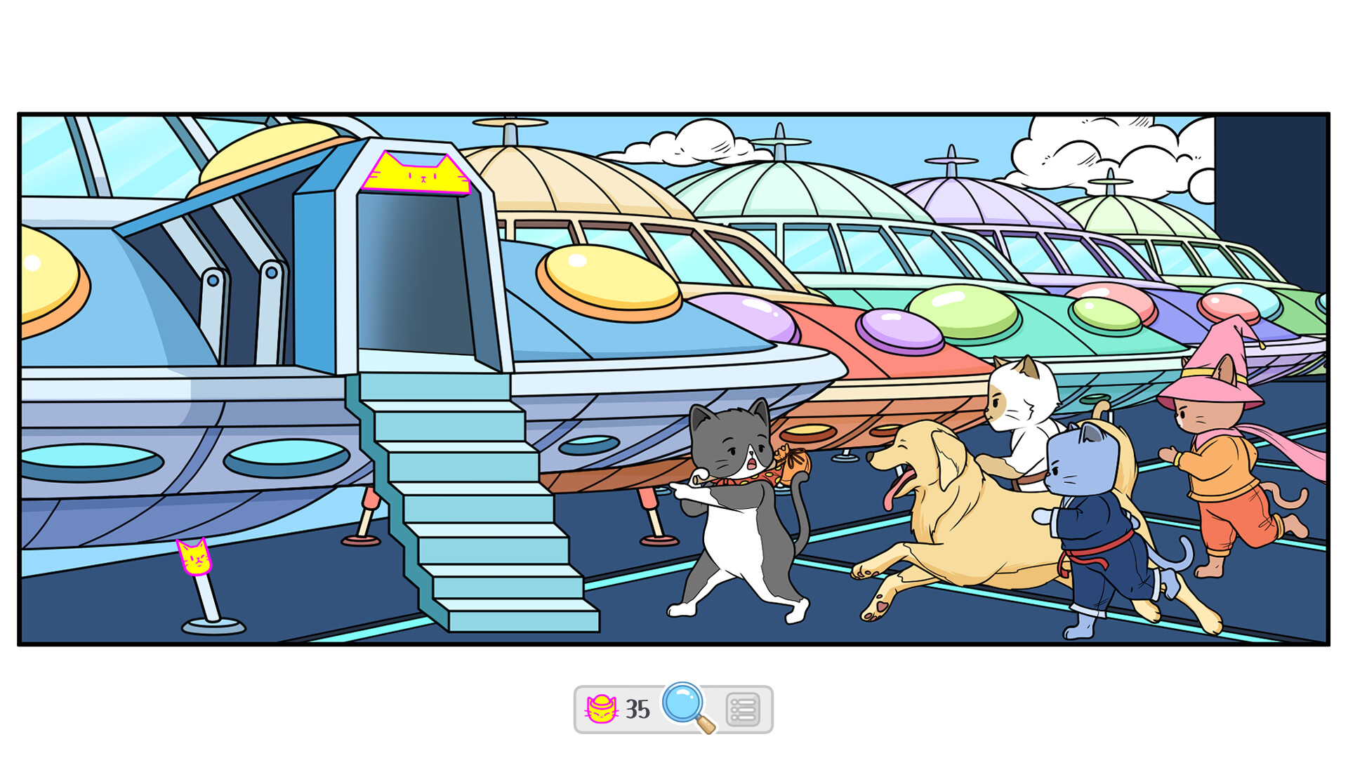 Lots of Cats on an Adventure: Alien Showdown