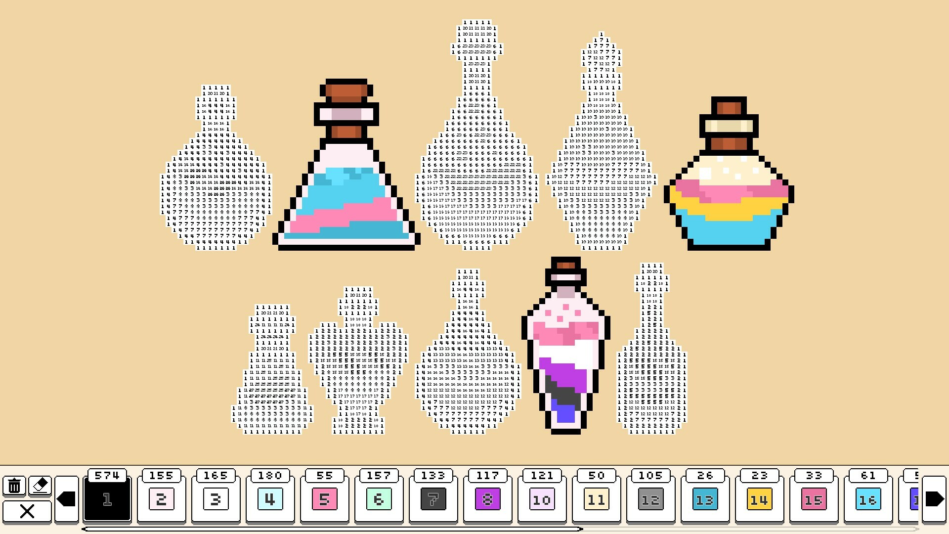 Coloring Pixels: Pride Pack