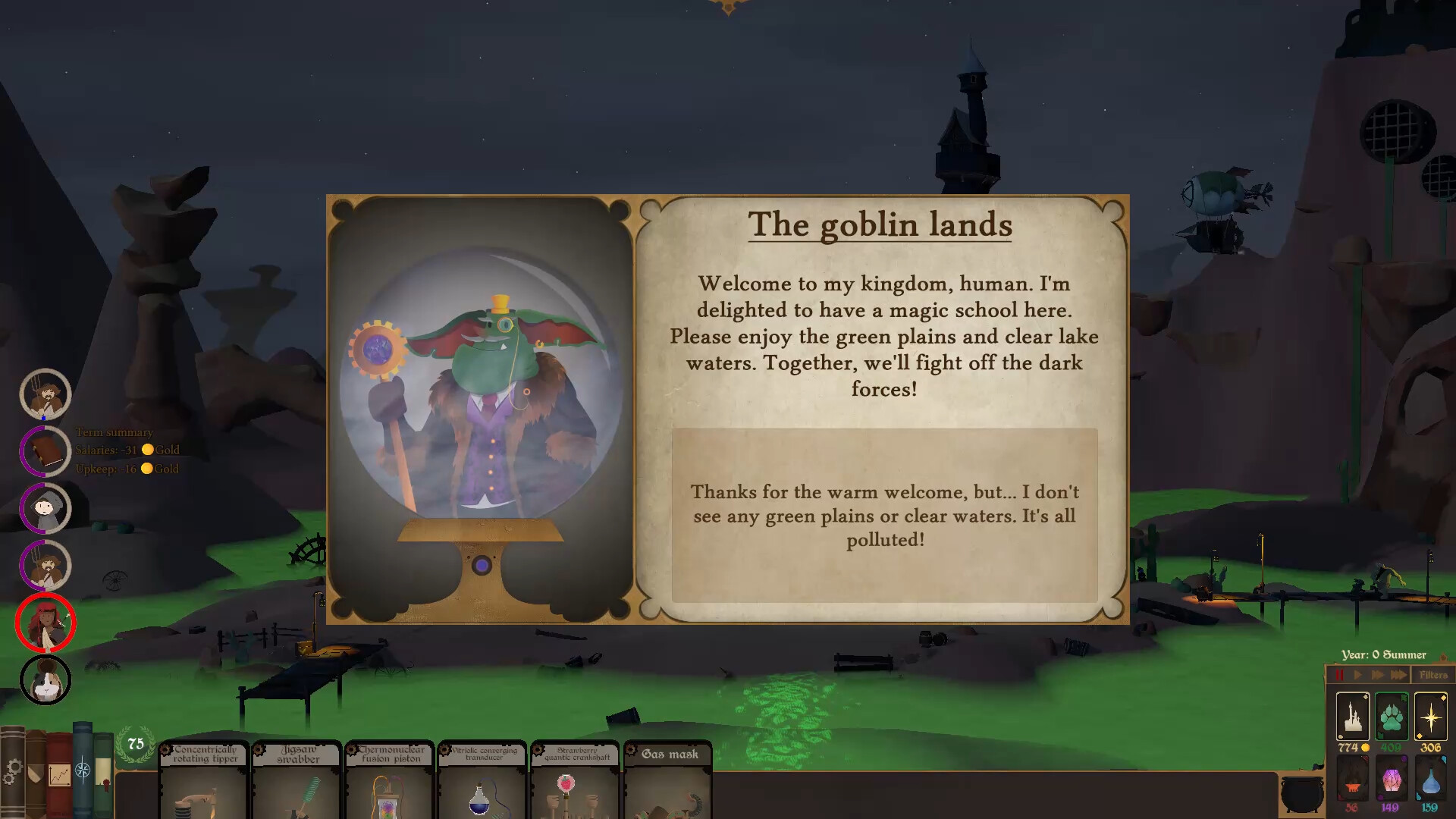 Spellcaster University: Gears and Gobelins