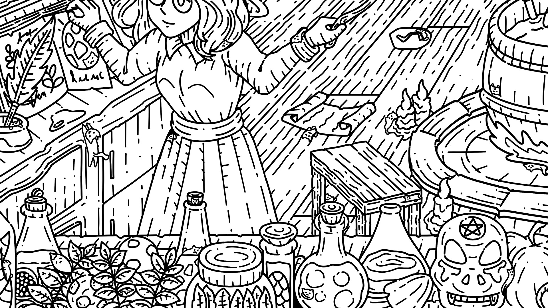 100 Witch Cats
