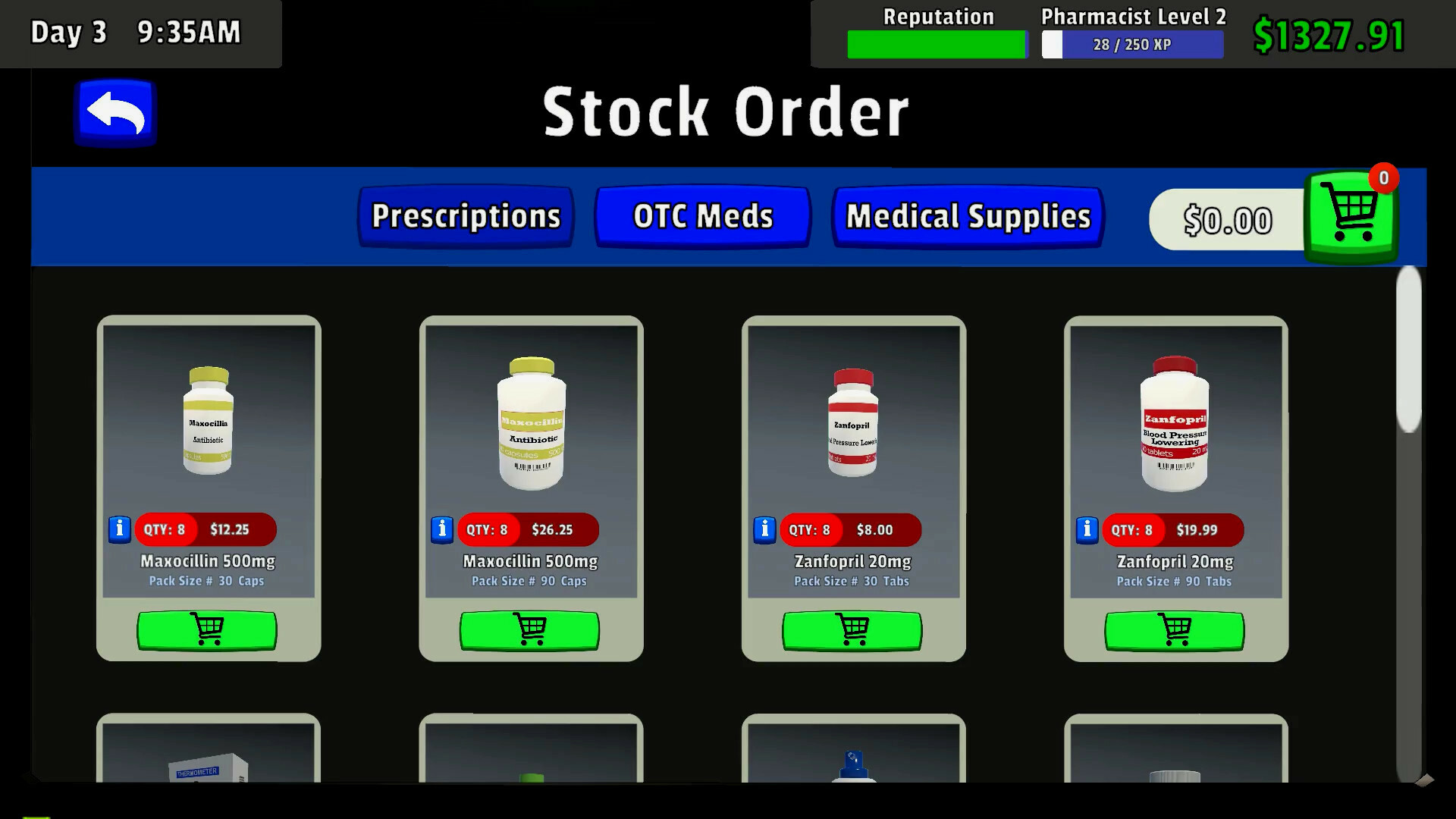Pharmacy Management Simulator