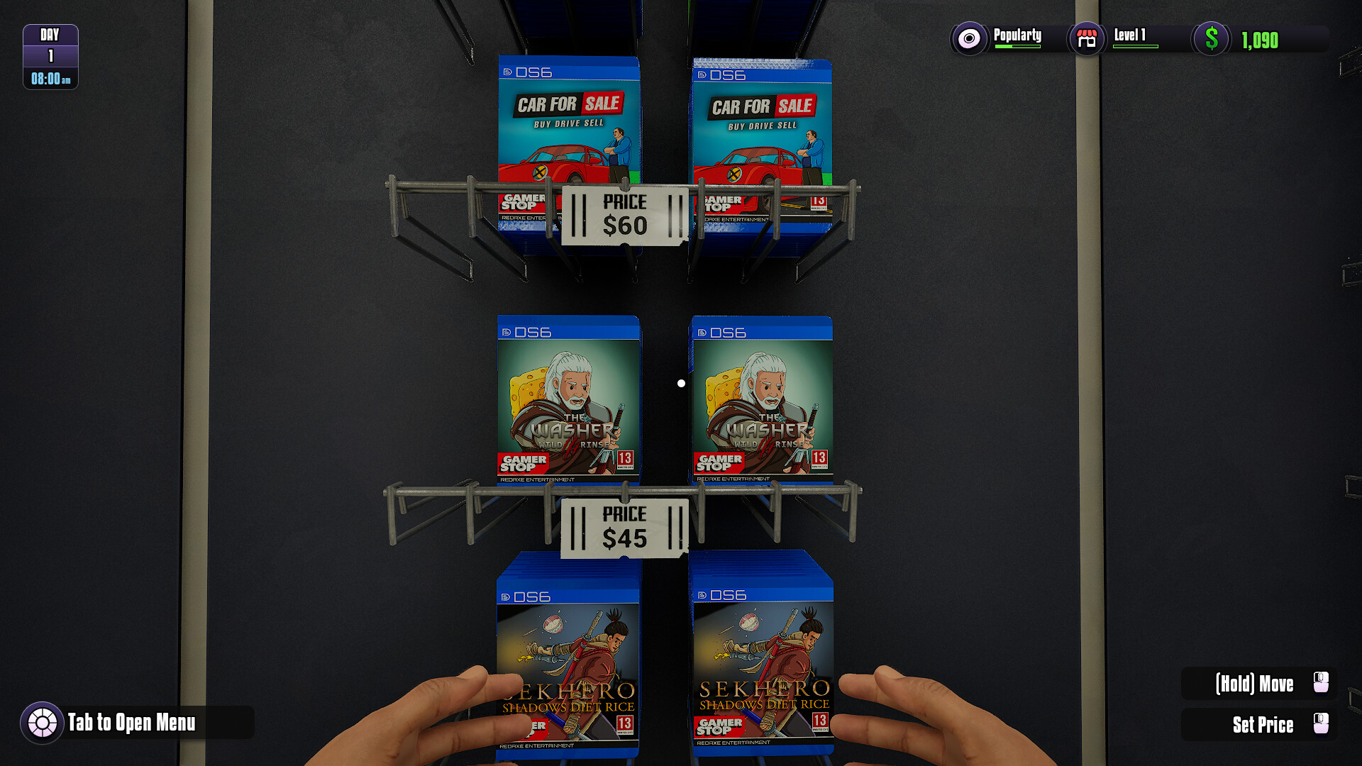 Gamer Stop Simulator