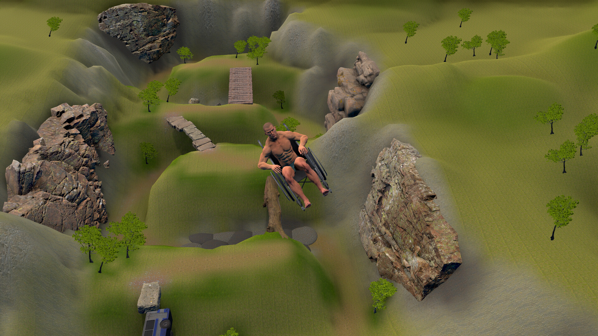 A Difficult Game About Wheelchair