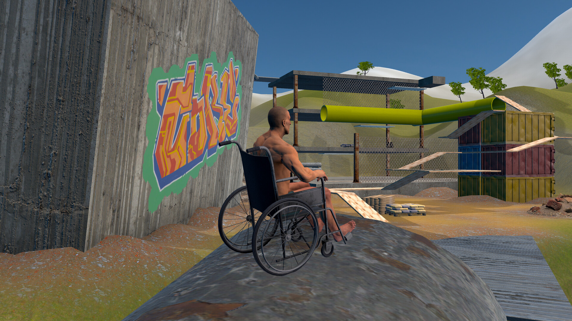 A Difficult Game About Wheelchair