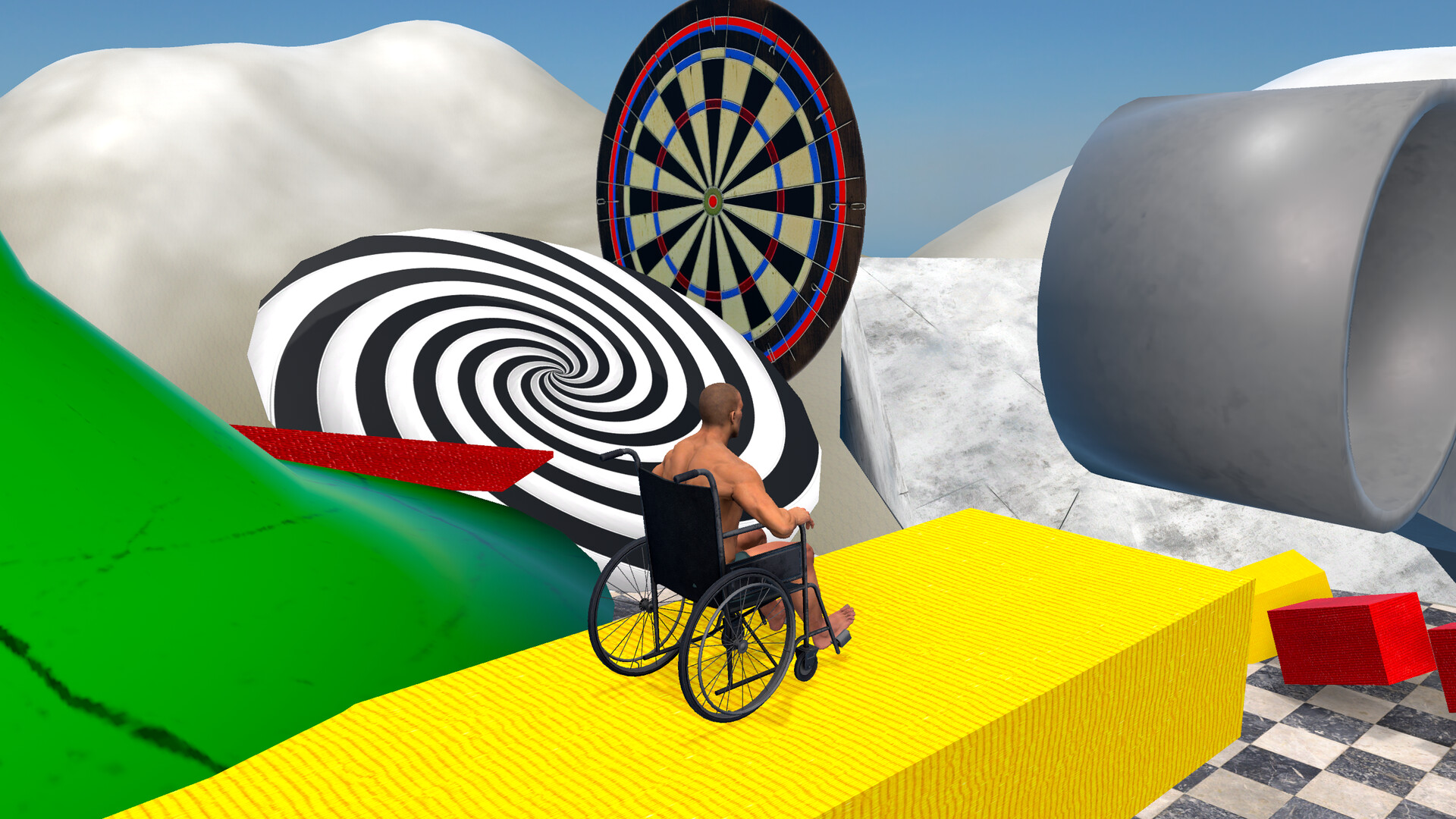 A Difficult Game About Wheelchair