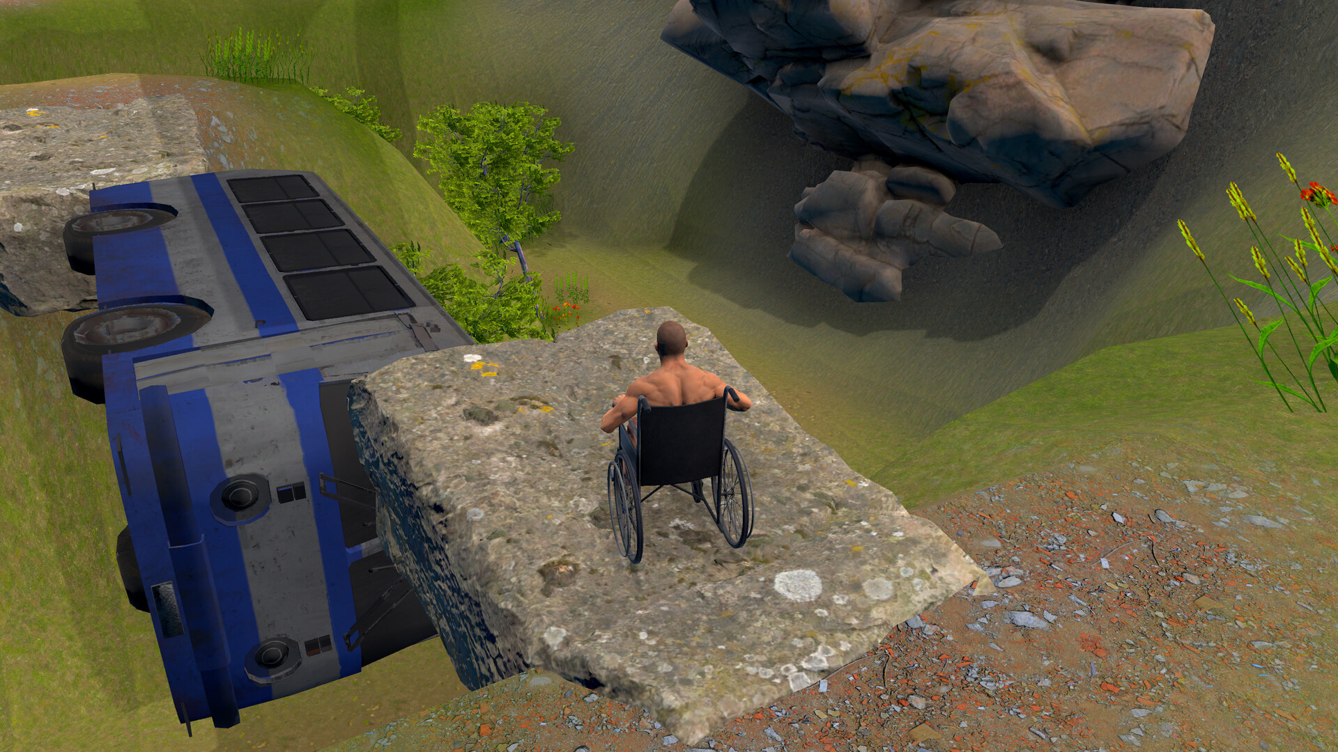 A Difficult Game About Wheelchair