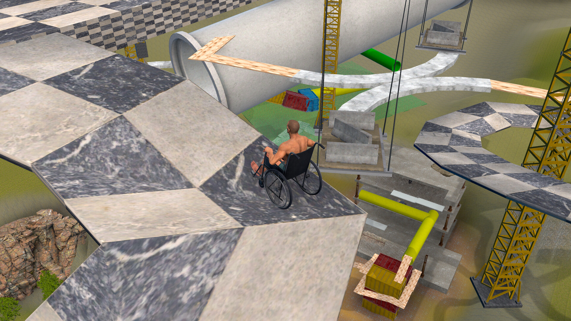 A Difficult Game About Wheelchair