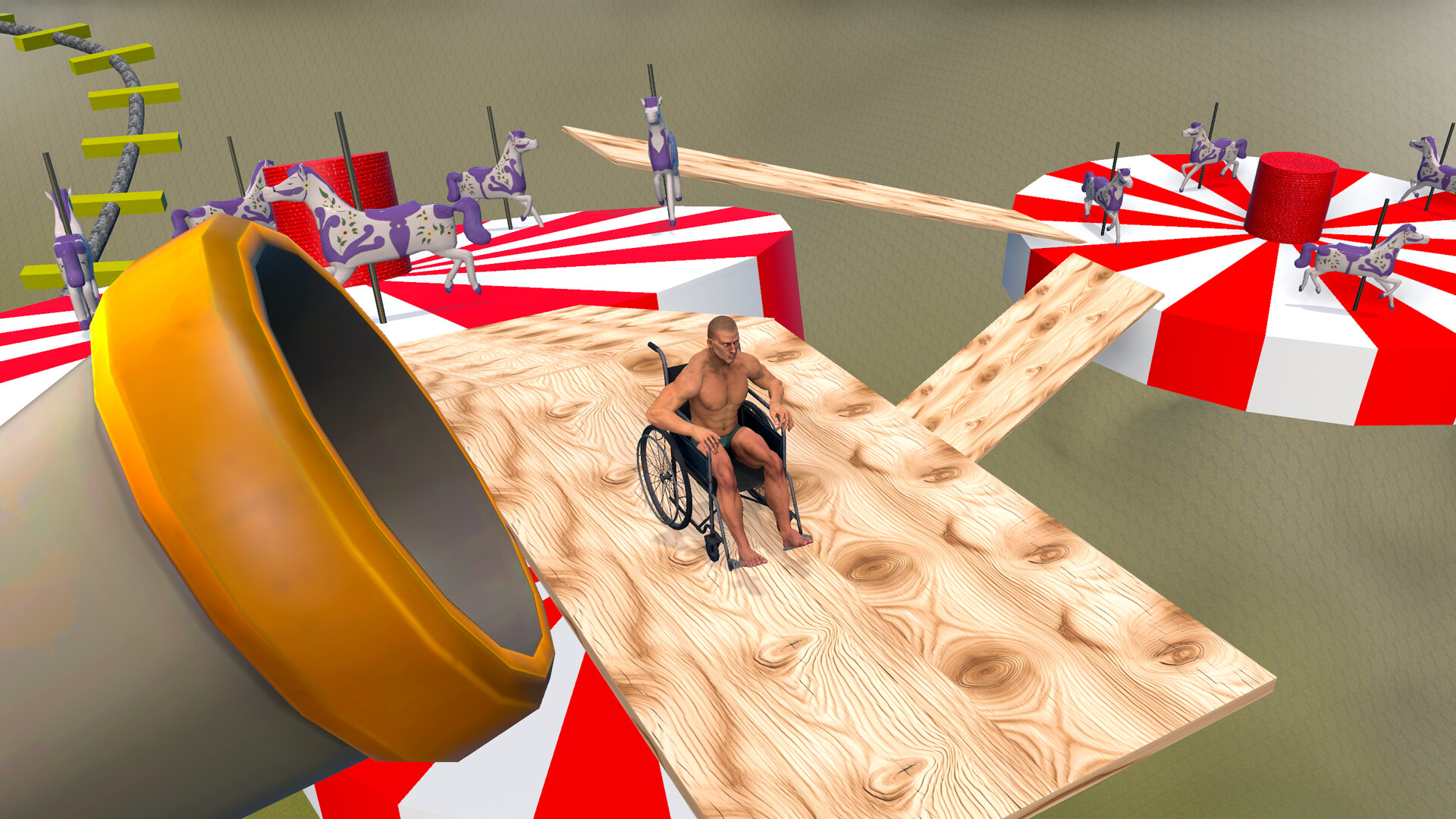 A Difficult Game About Wheelchair