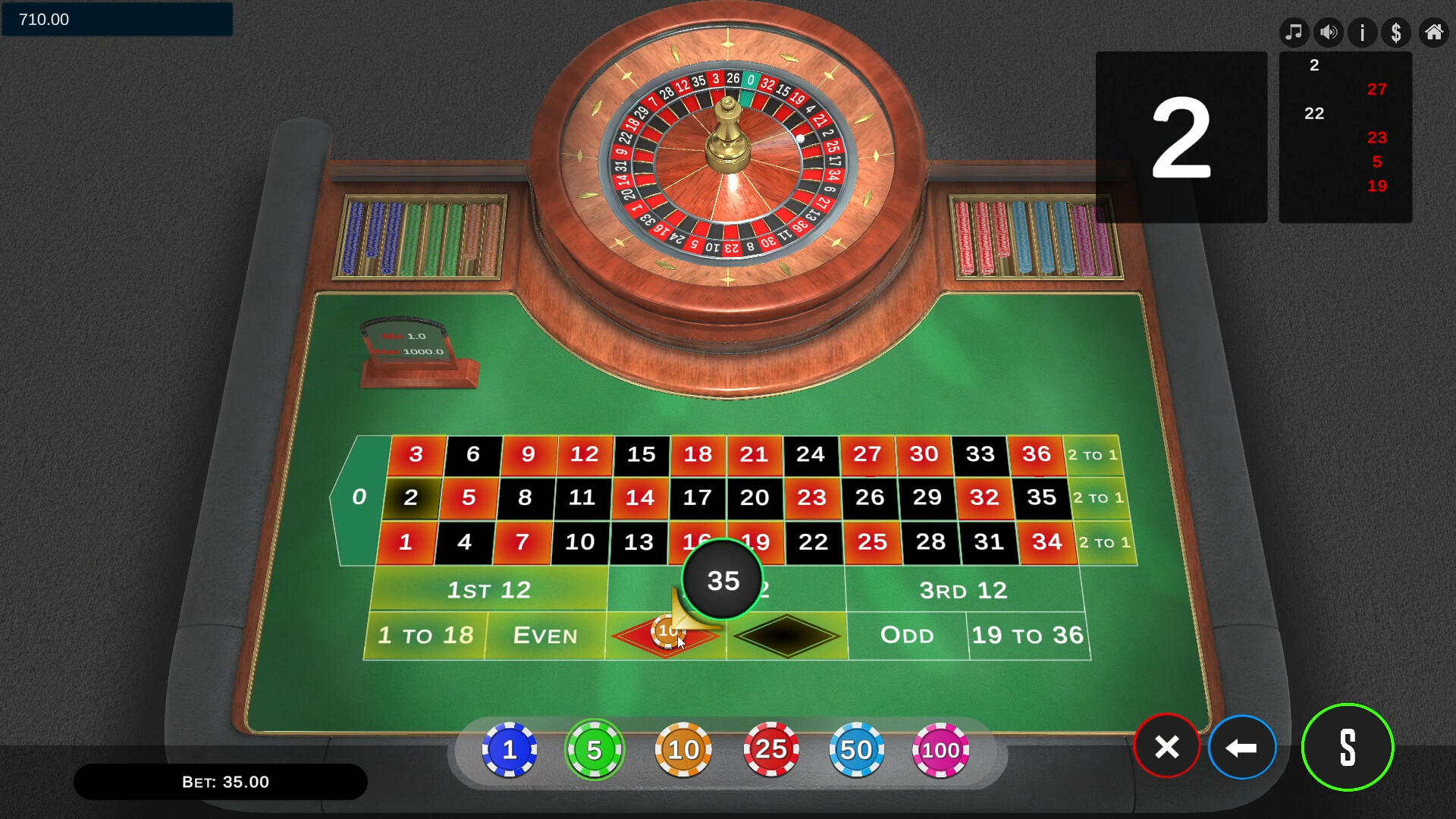 Roulette Pro Simulator
