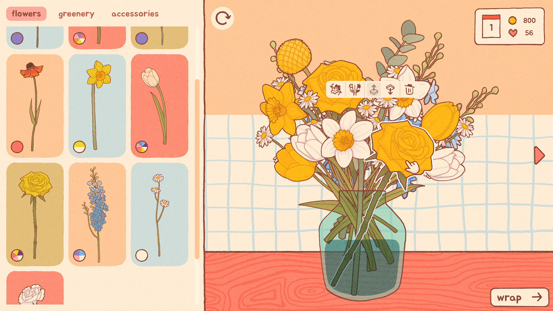 Flowers and Favours: Florist Simulator