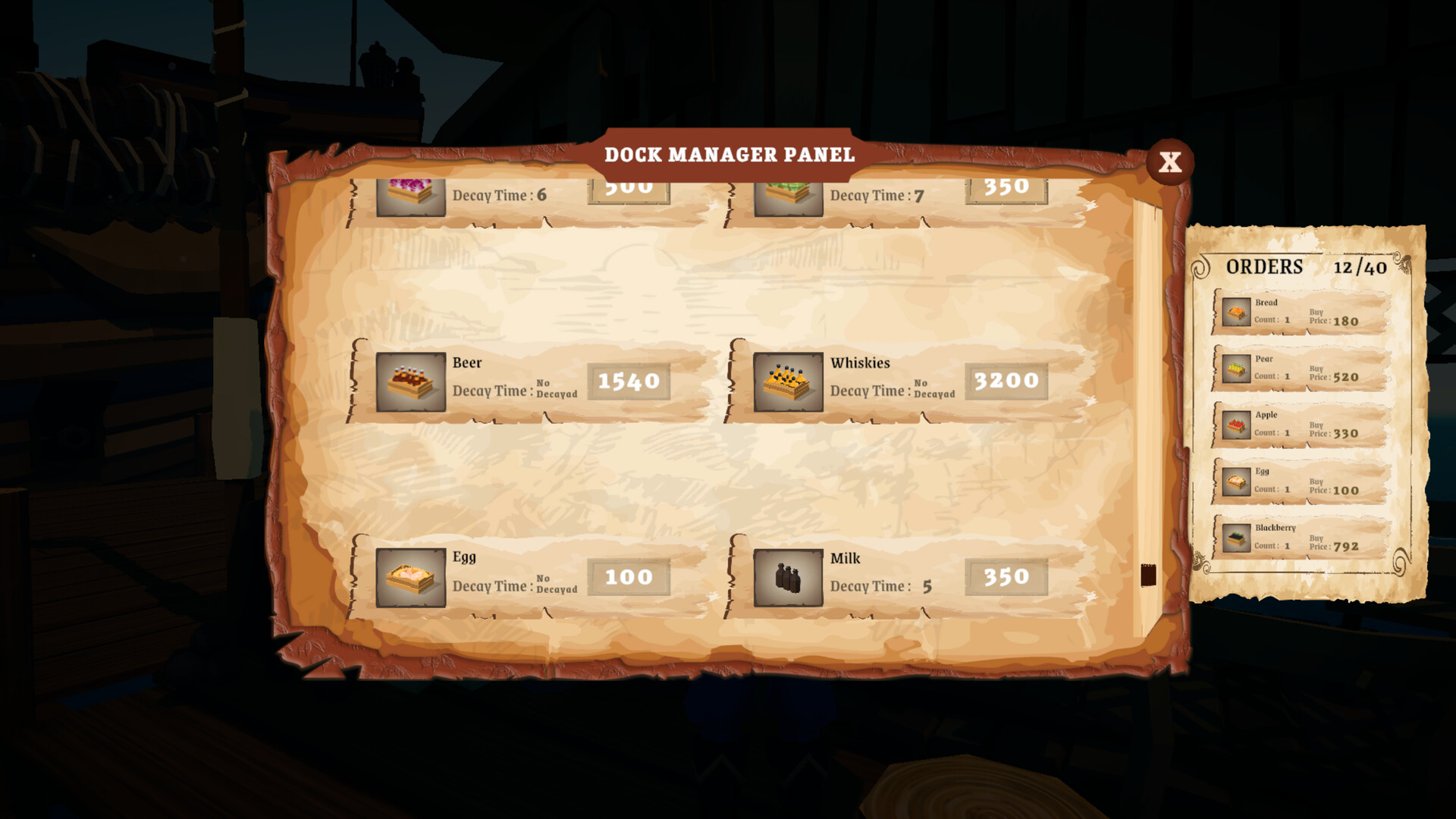 Island Market Simulator