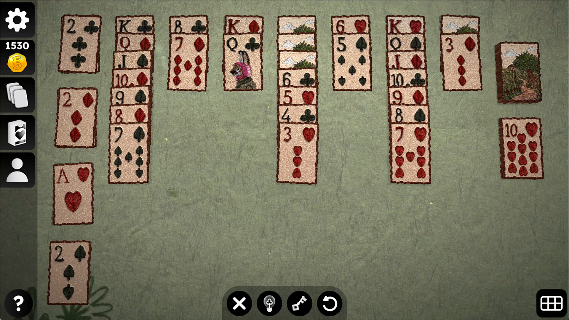 Flick Solitaire