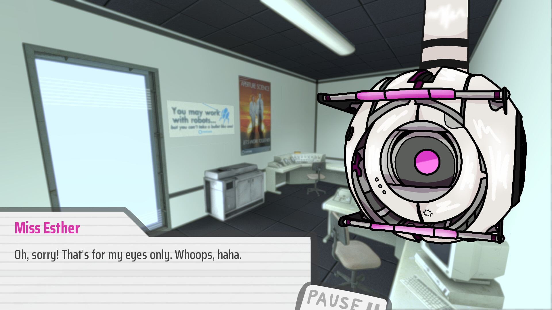 Aperture Dating Simulator