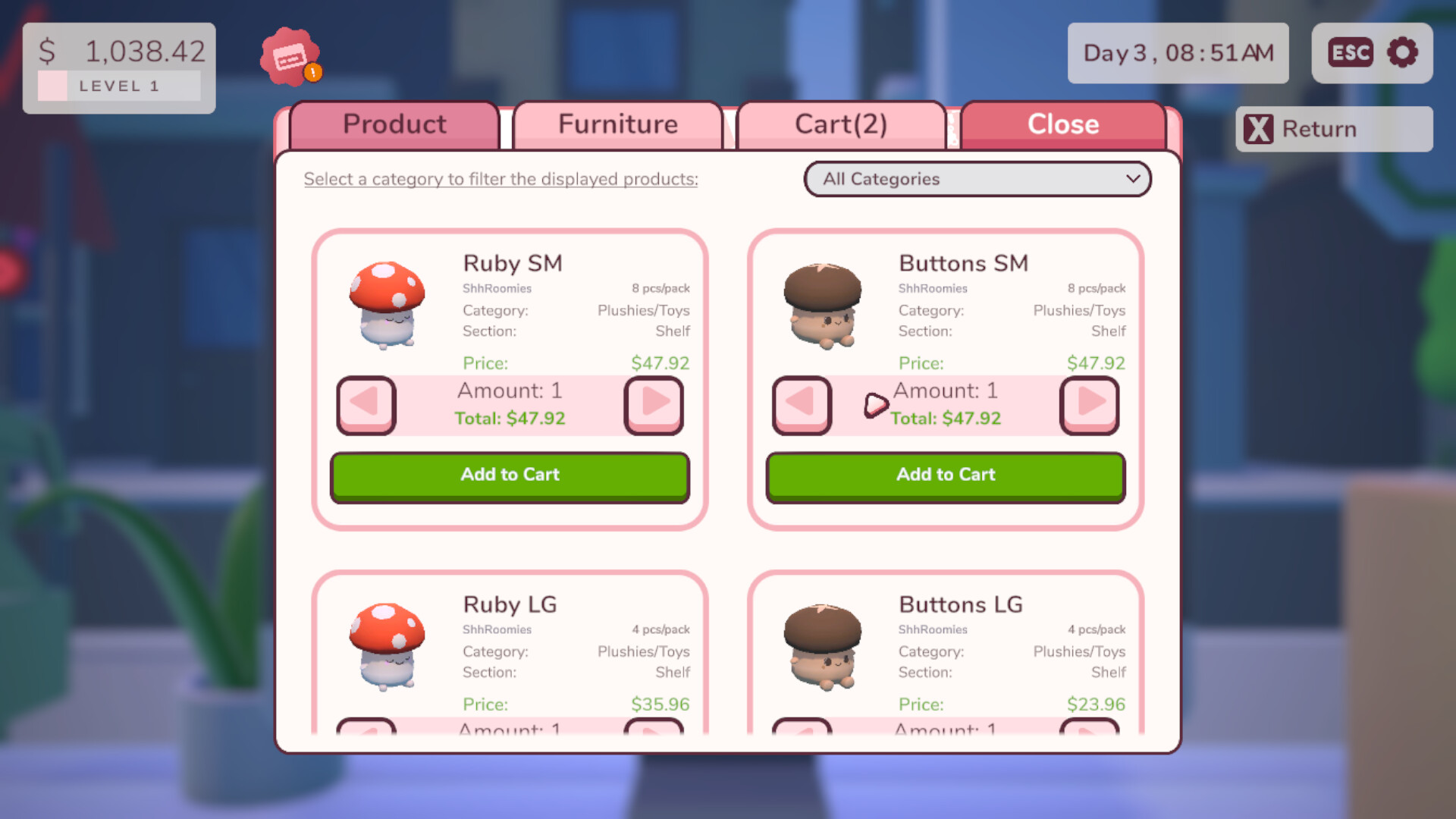 Plush Shop Simulator