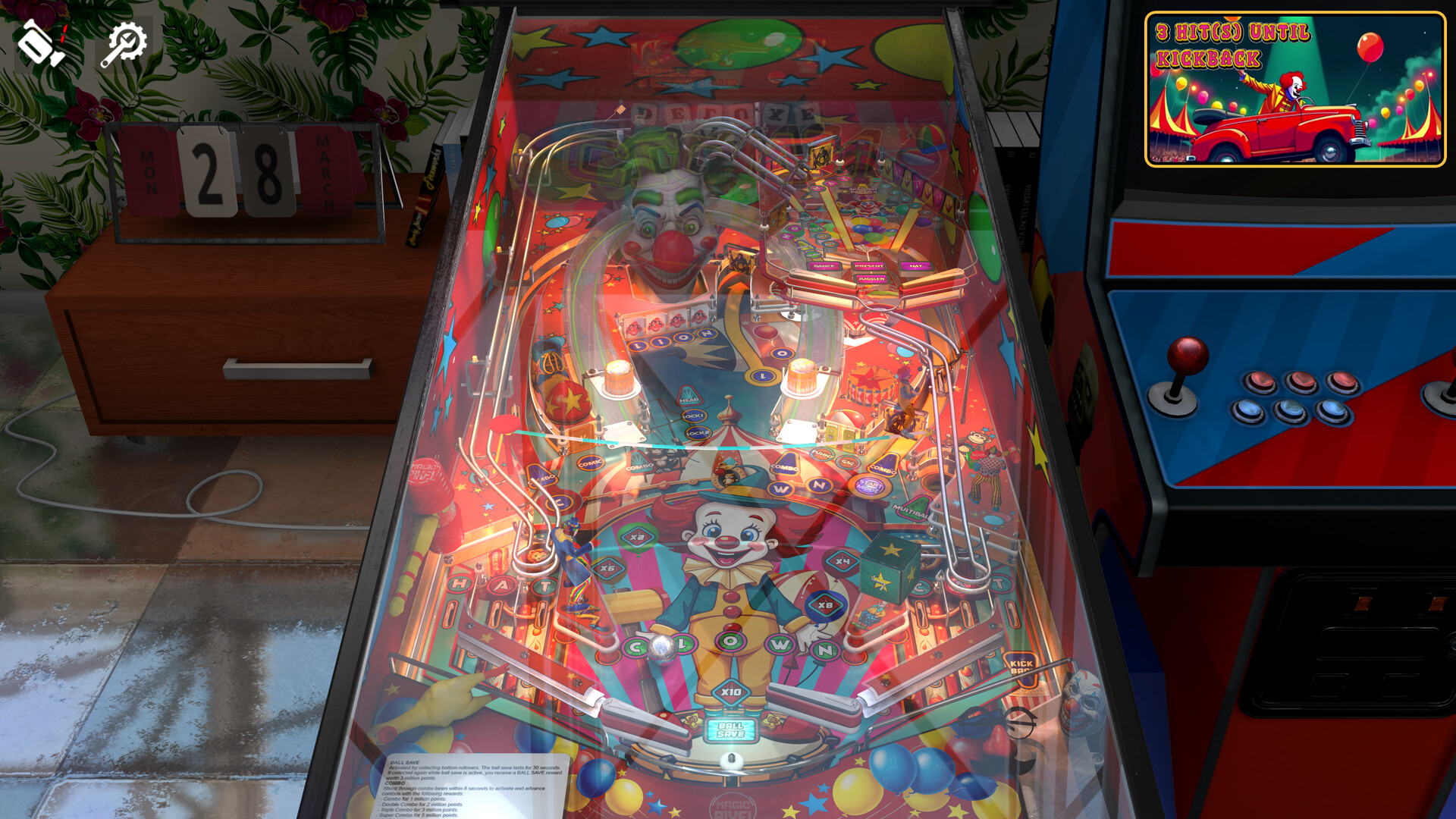 Zaccaria Pinball: Clown Deluxe Pinball Table