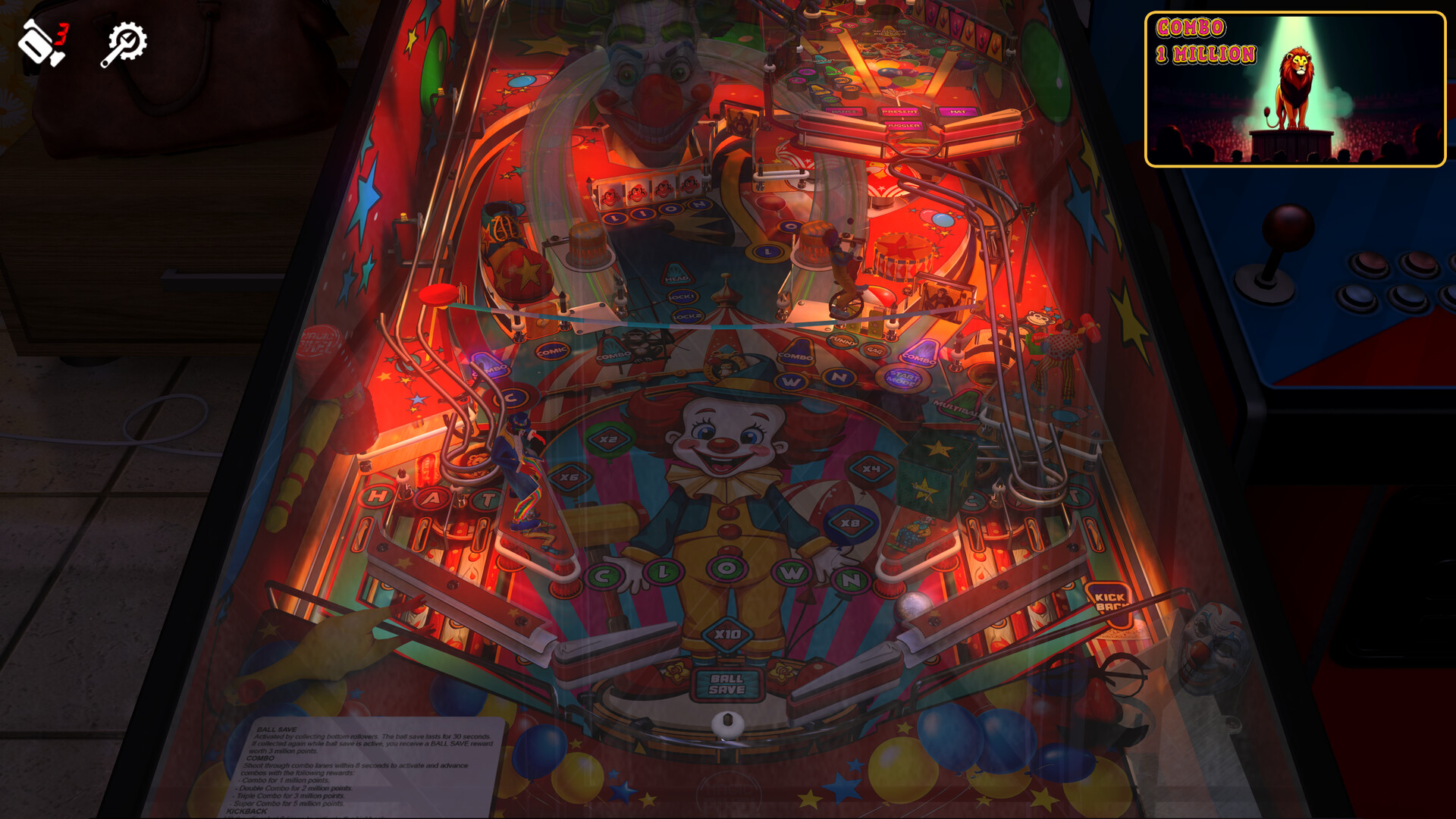 Zaccaria Pinball: Clown Deluxe Pinball Table