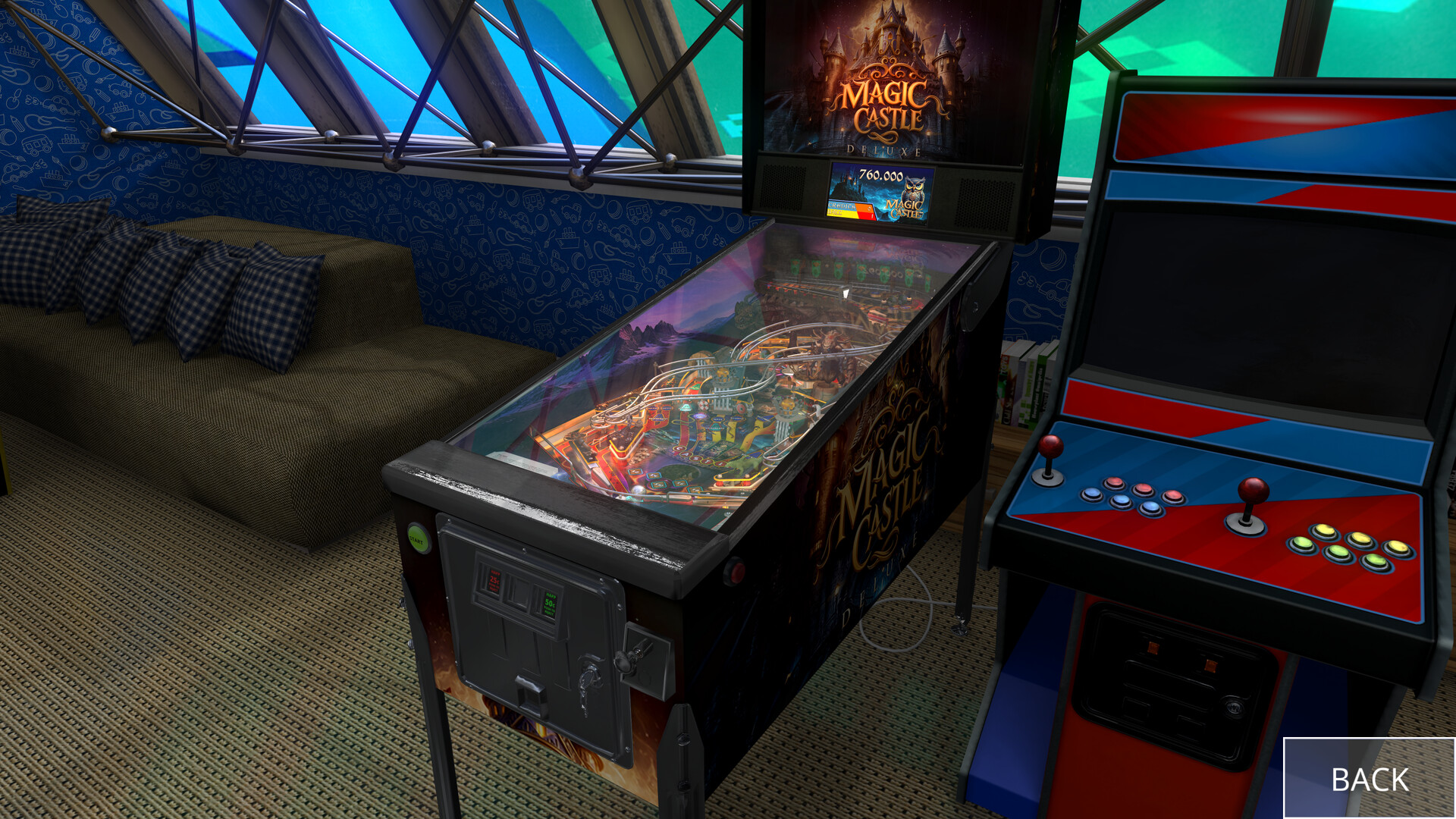 Zaccaria Pinball: Magic Castle Deluxe Pinball Table