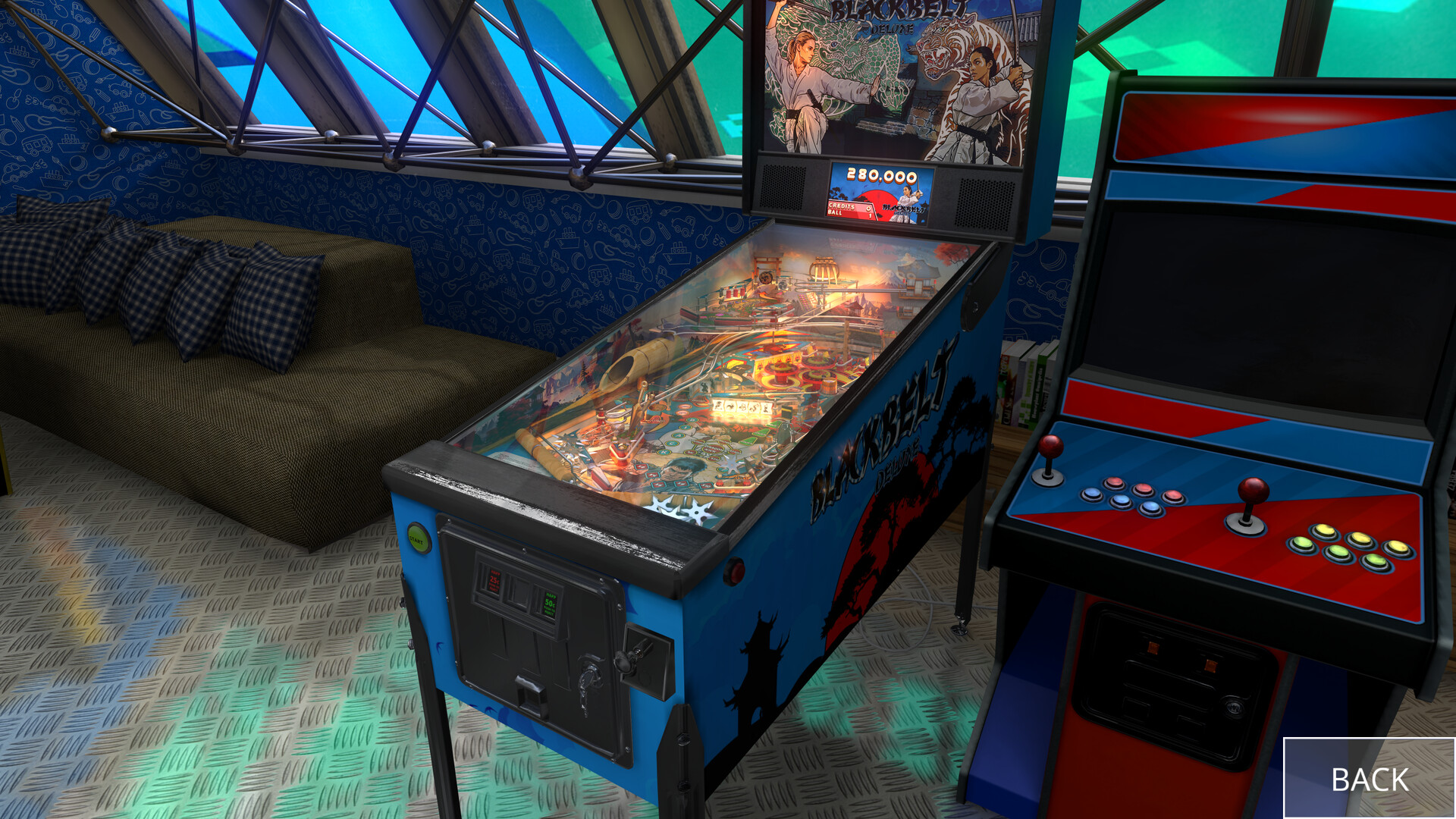 Zaccaria Pinball: Blackbelt Deluxe Pinball Table