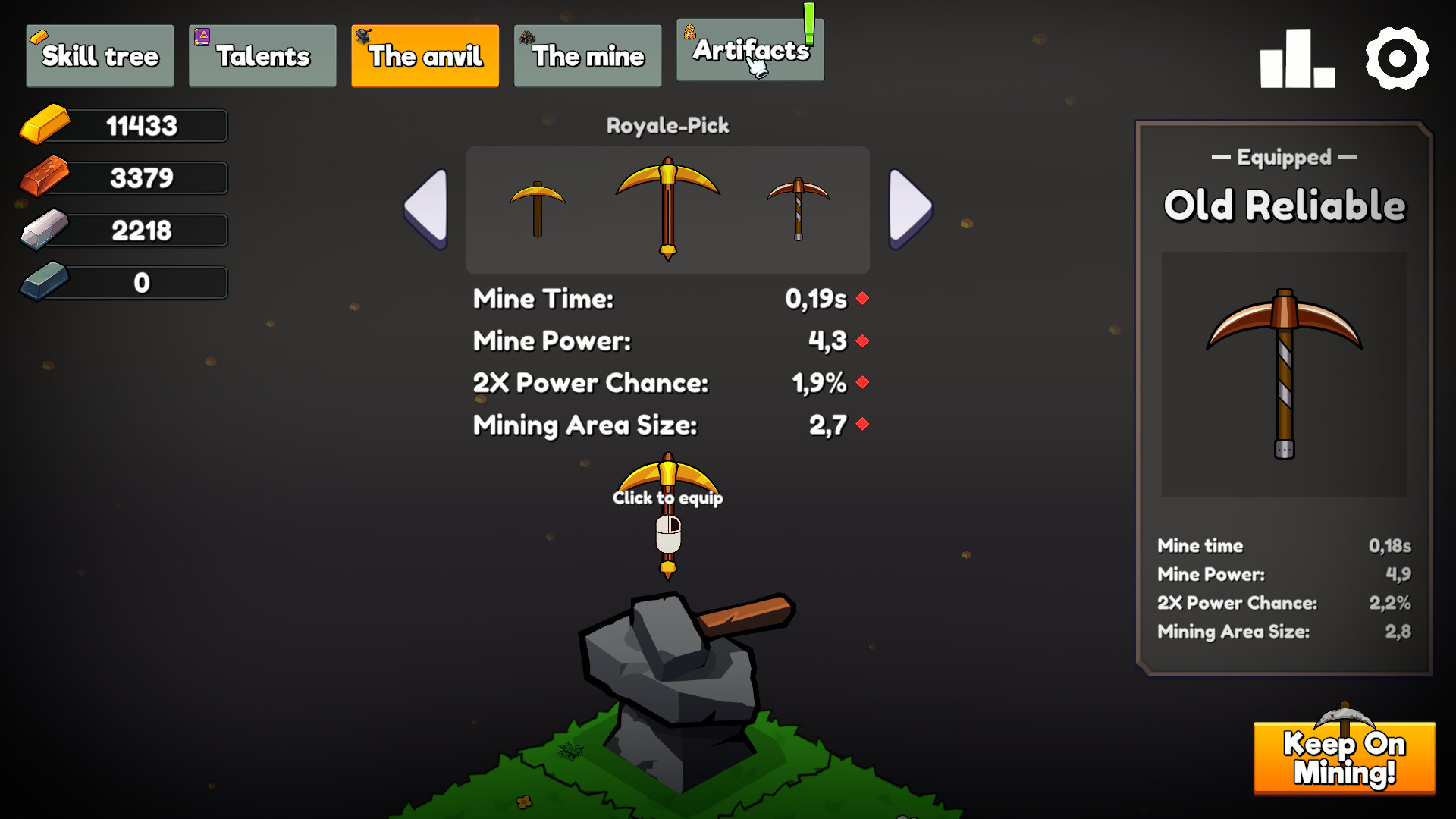Keep on Mining!