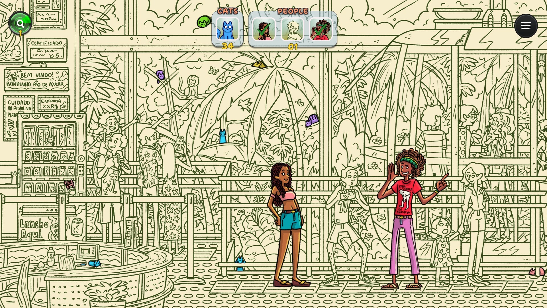 Hidden Cats in Rio de Janeiro