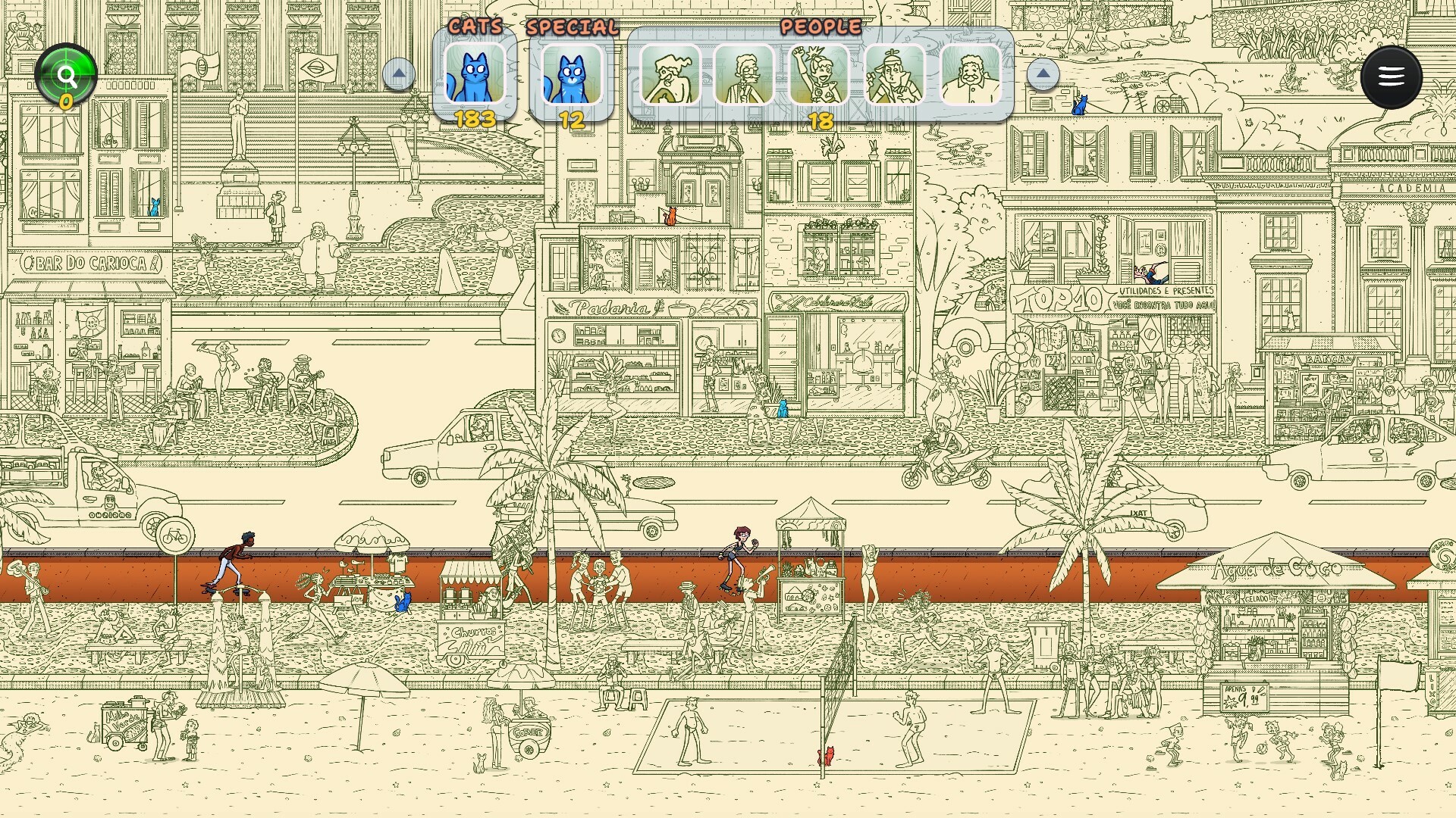 Hidden Cats in Rio de Janeiro