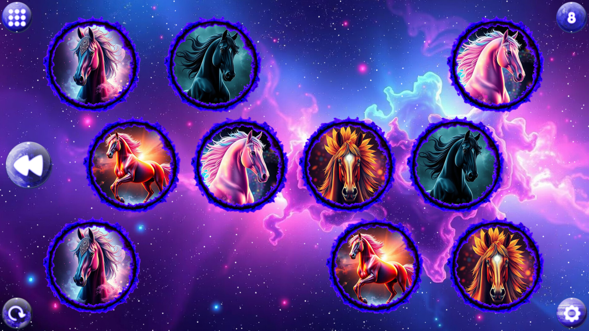 Space Memory: Horses