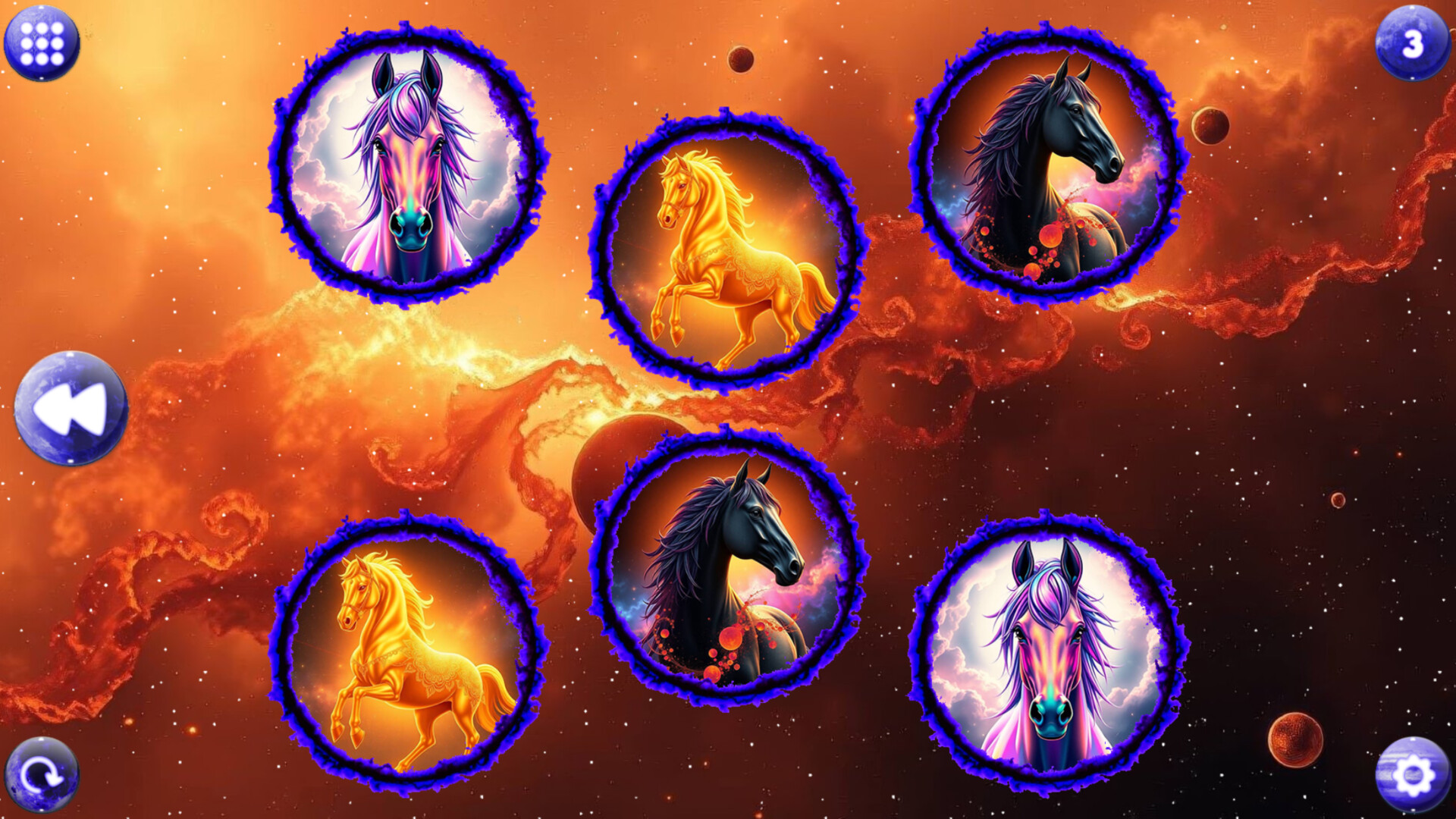 Space Memory: Horses