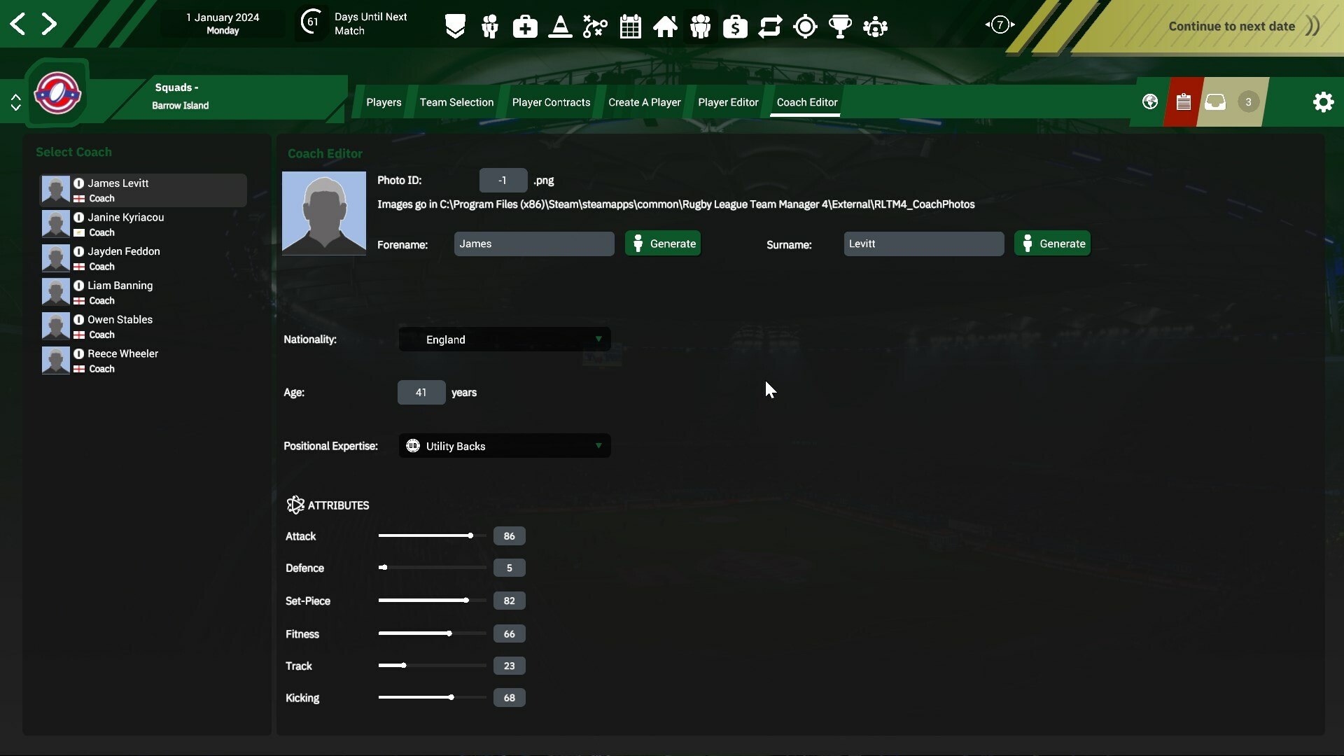 Rugby League Team Manager 4