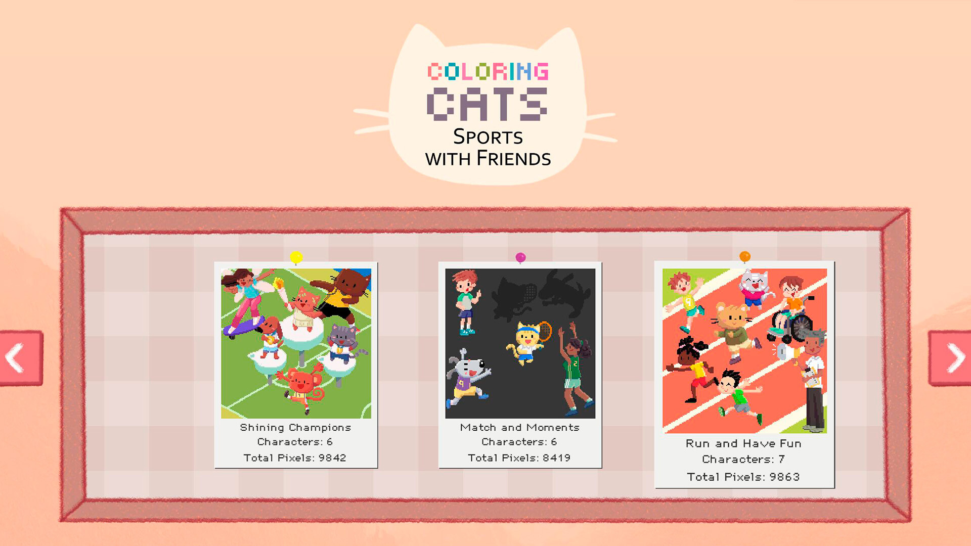 Coloring Cats: Sports With Friends
