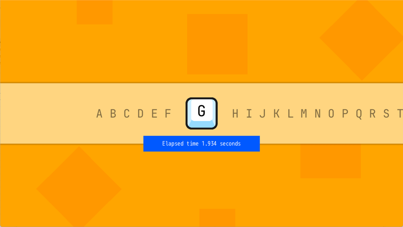 A Game About Typing The Alphabet