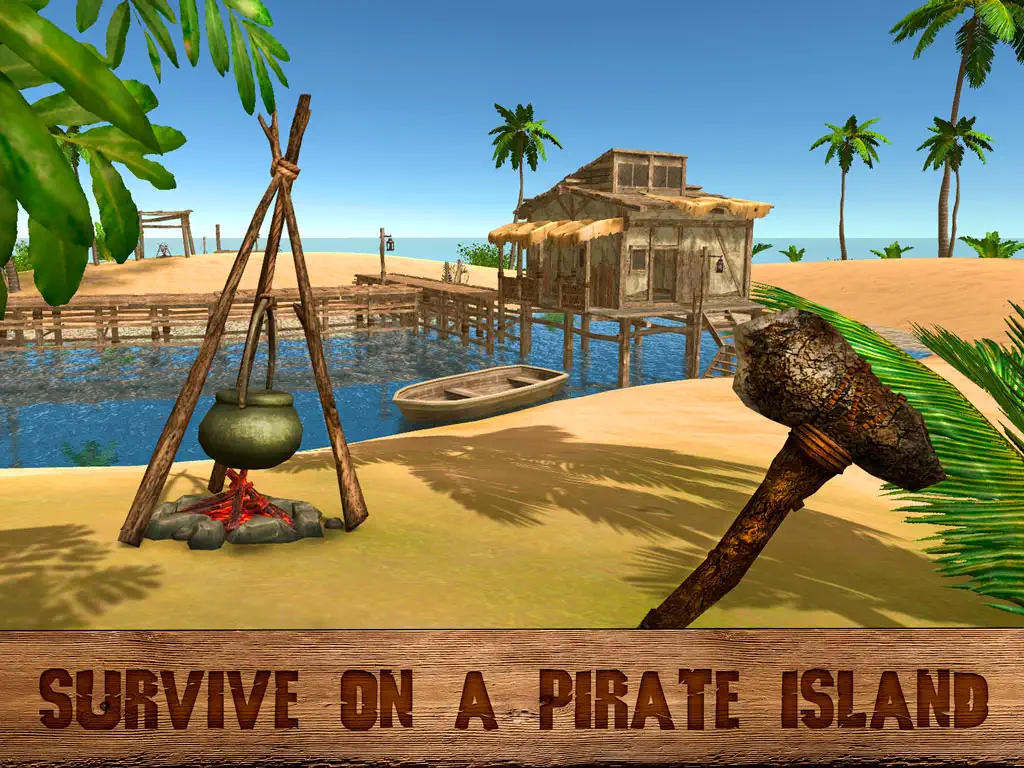 Pirate Island Survival Simulator 3D