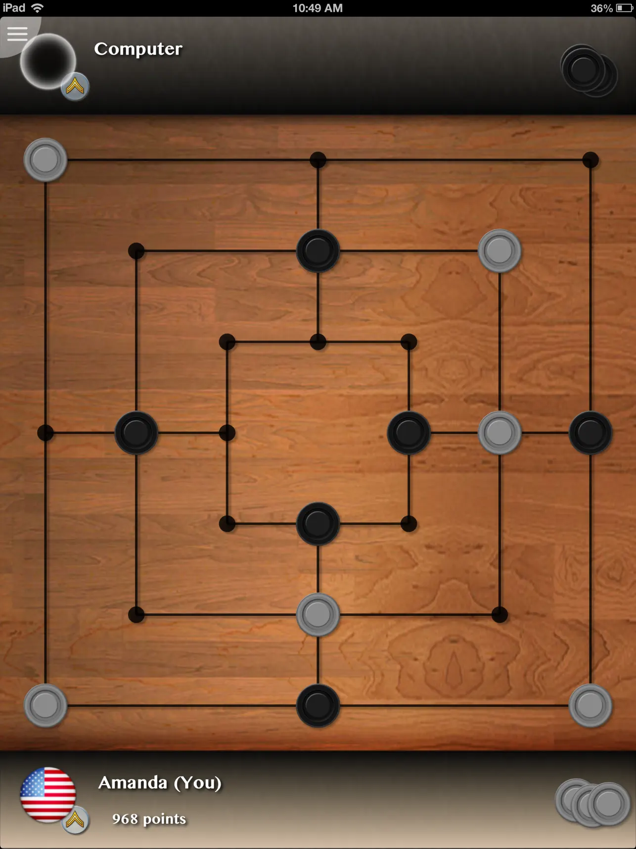 Nine Men’s Morris Multiplayer