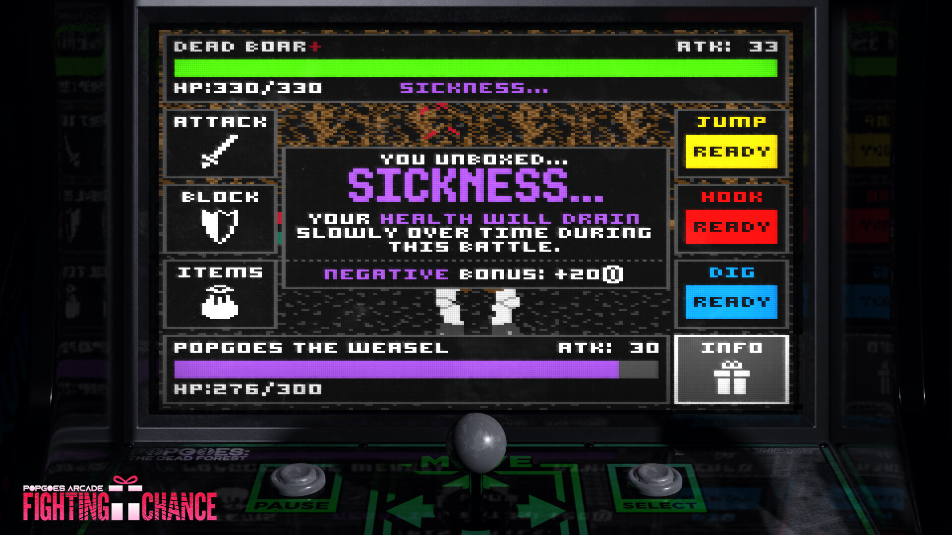 Popgoes Arcade: Fighting Chance