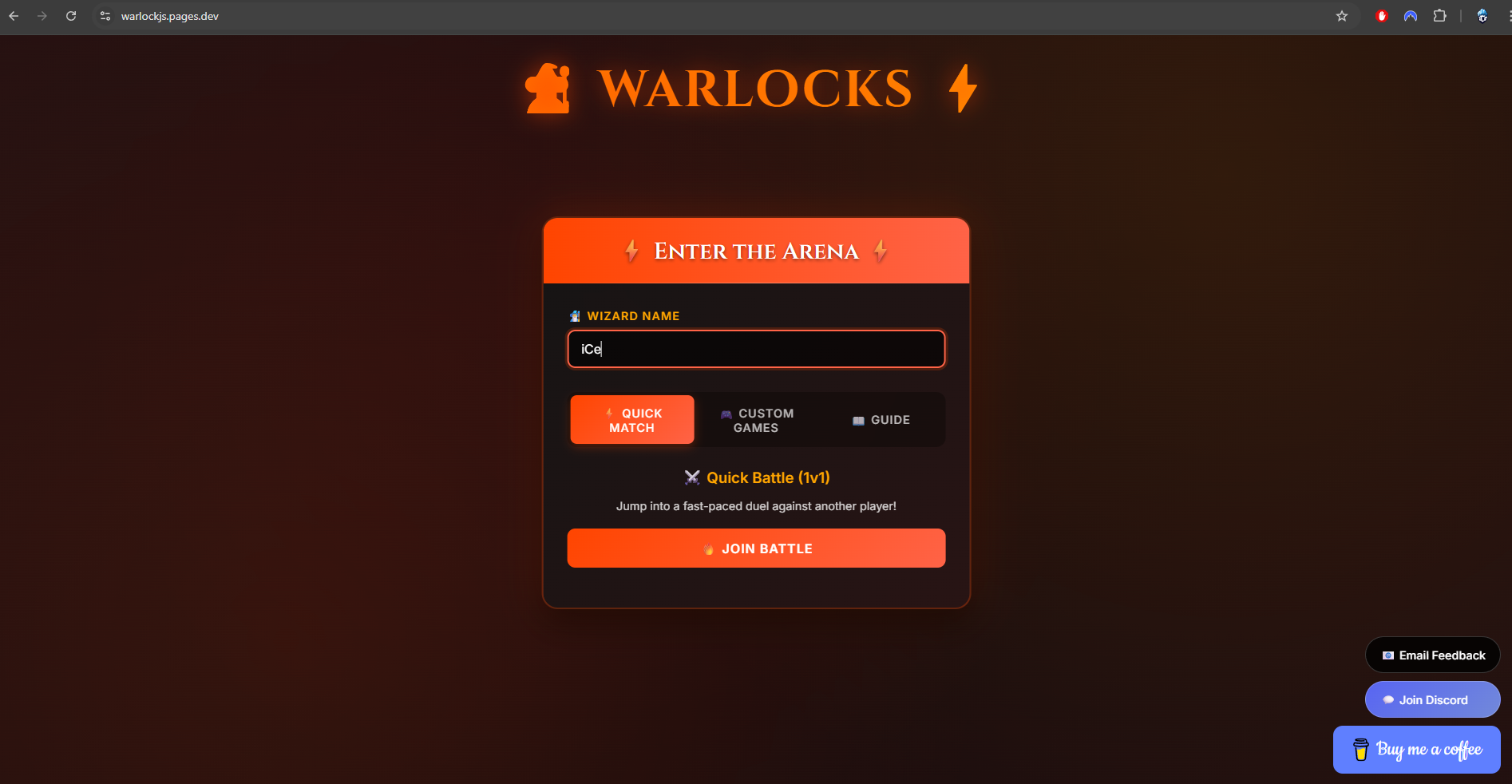 Warlocks JS