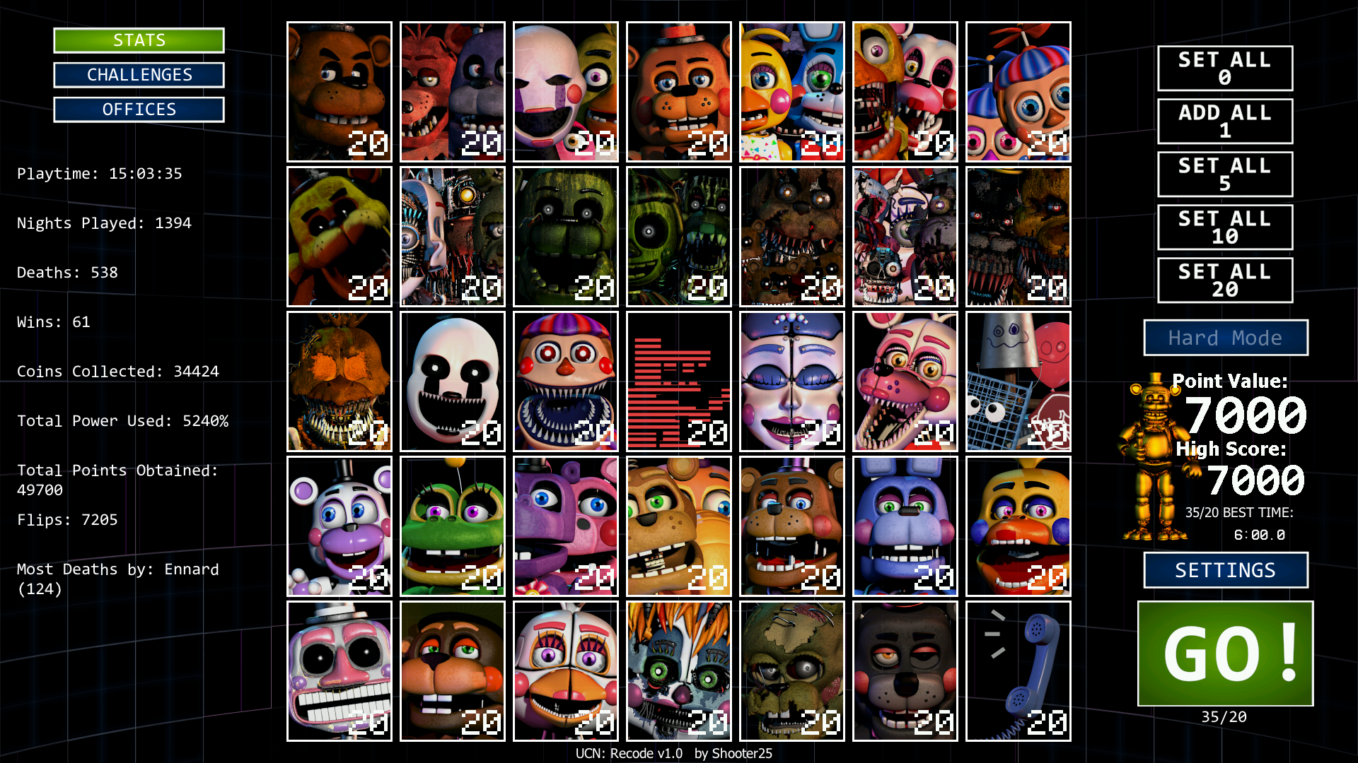 Ultimate Custom Night: Recode