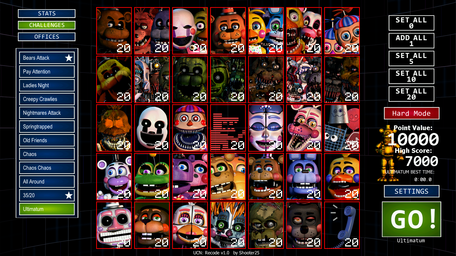 Ultimate Custom Night: Recode