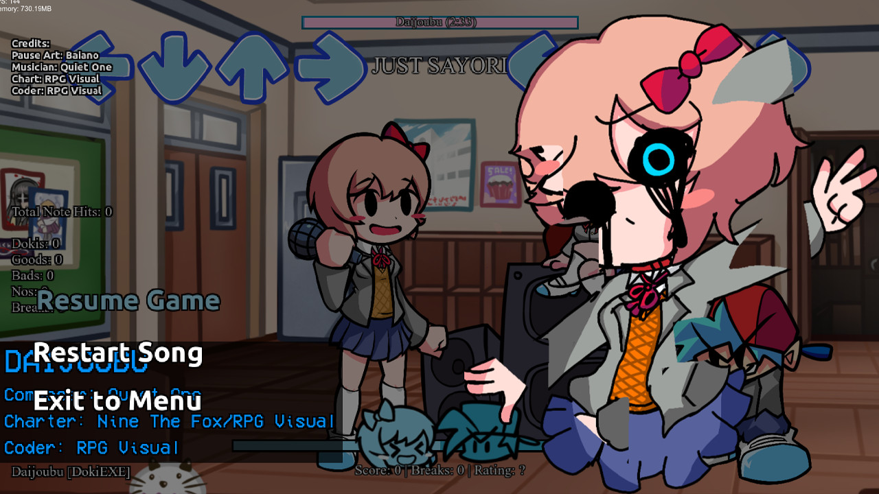 Friday Night Funkin’: Just Sayori