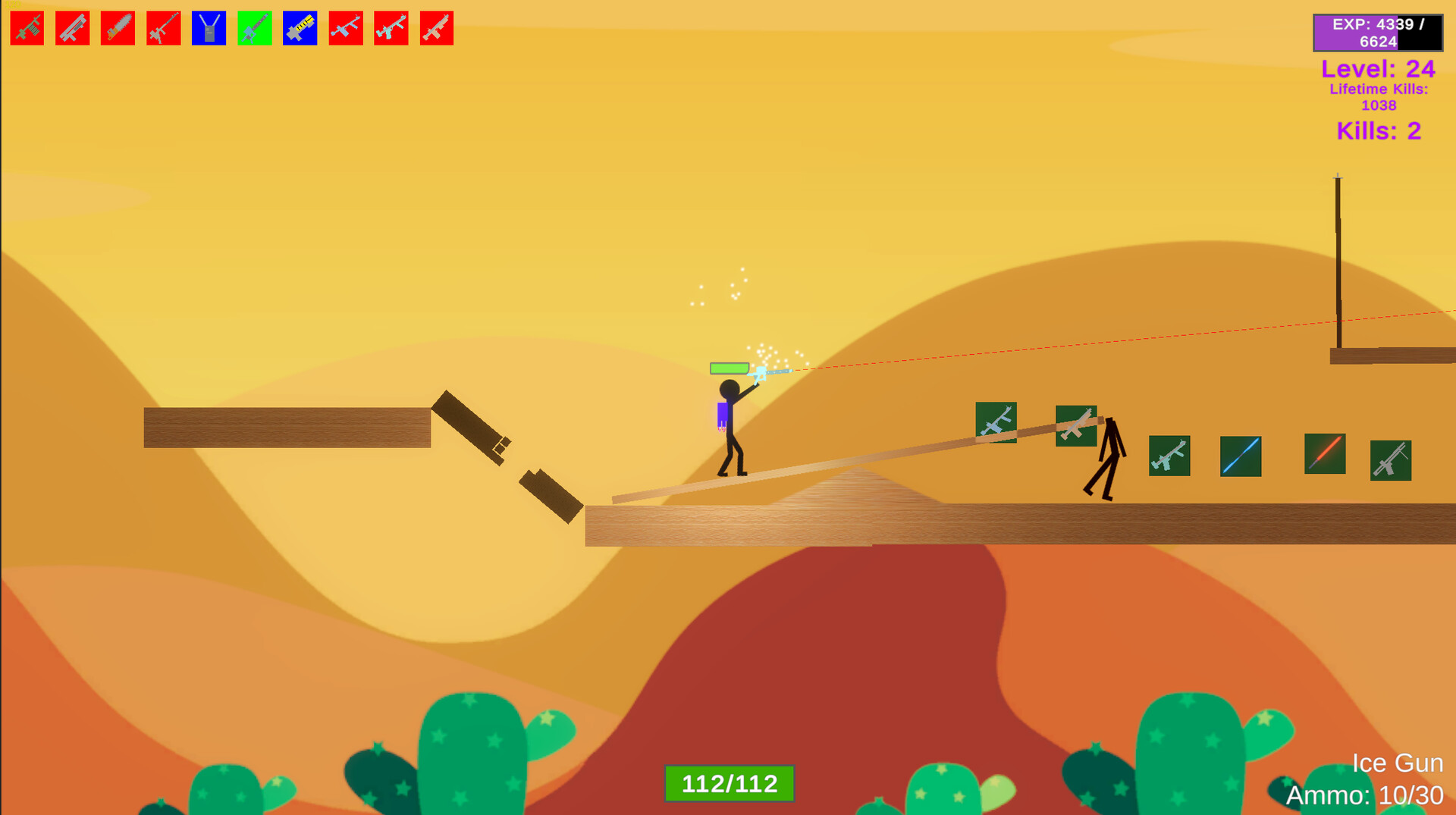 Stick Figure Combat: Jetpack Large