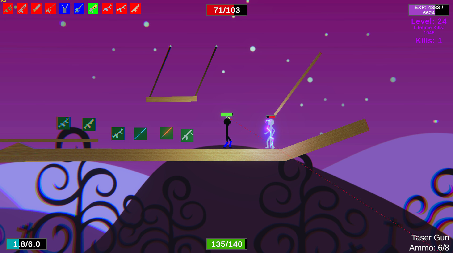 Stick Figure Combat: Legplates Large