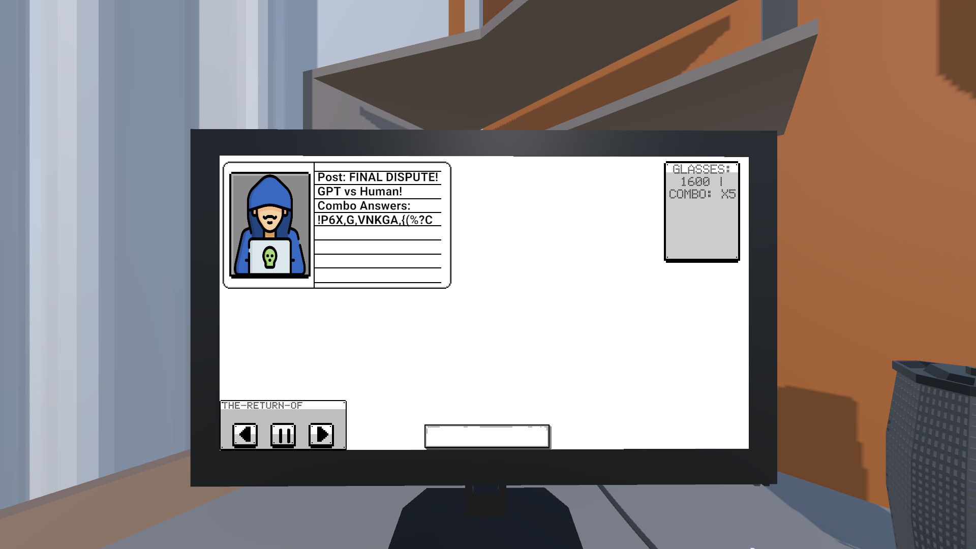 Keyboard Warrior Simulator