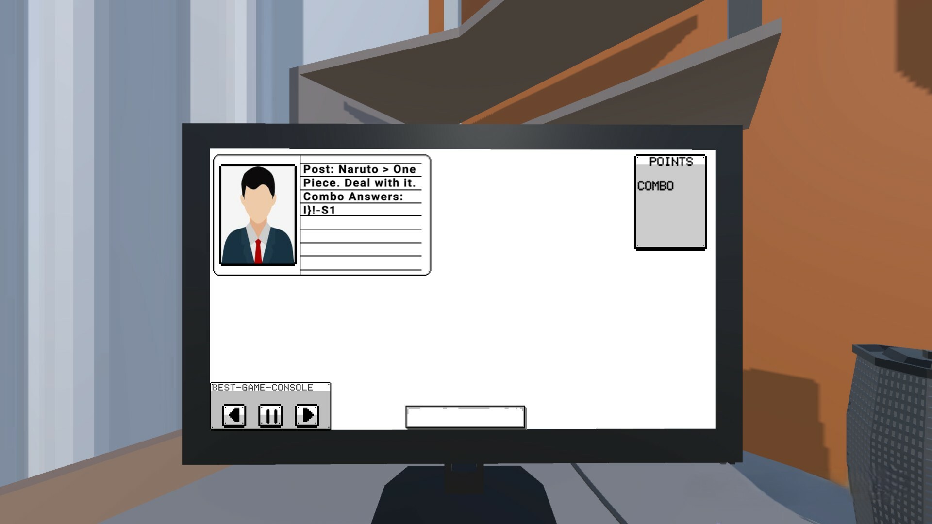 Keyboard Warrior Simulator