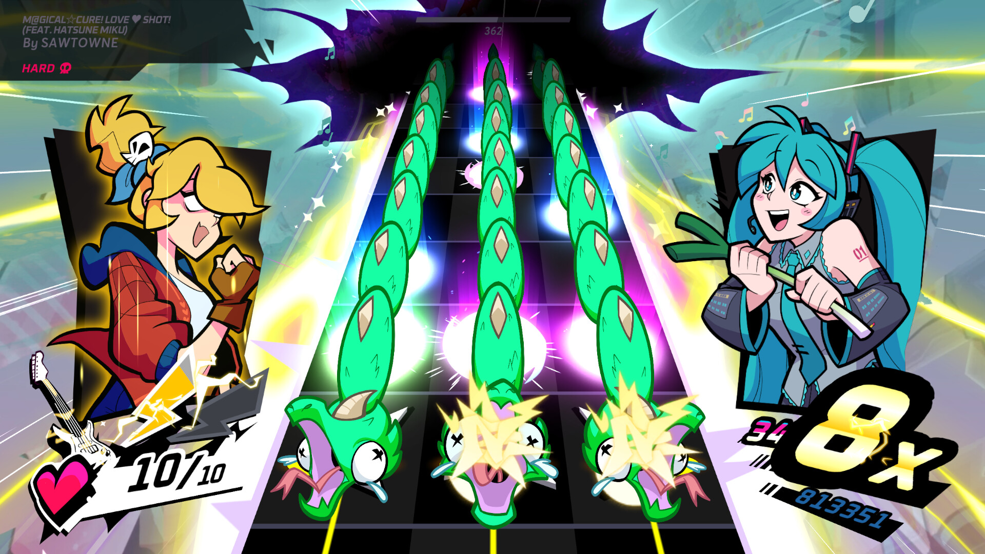 Rift of the NecroDancer: Hatsune Miku – “M@gical Cure! Love Shot!”