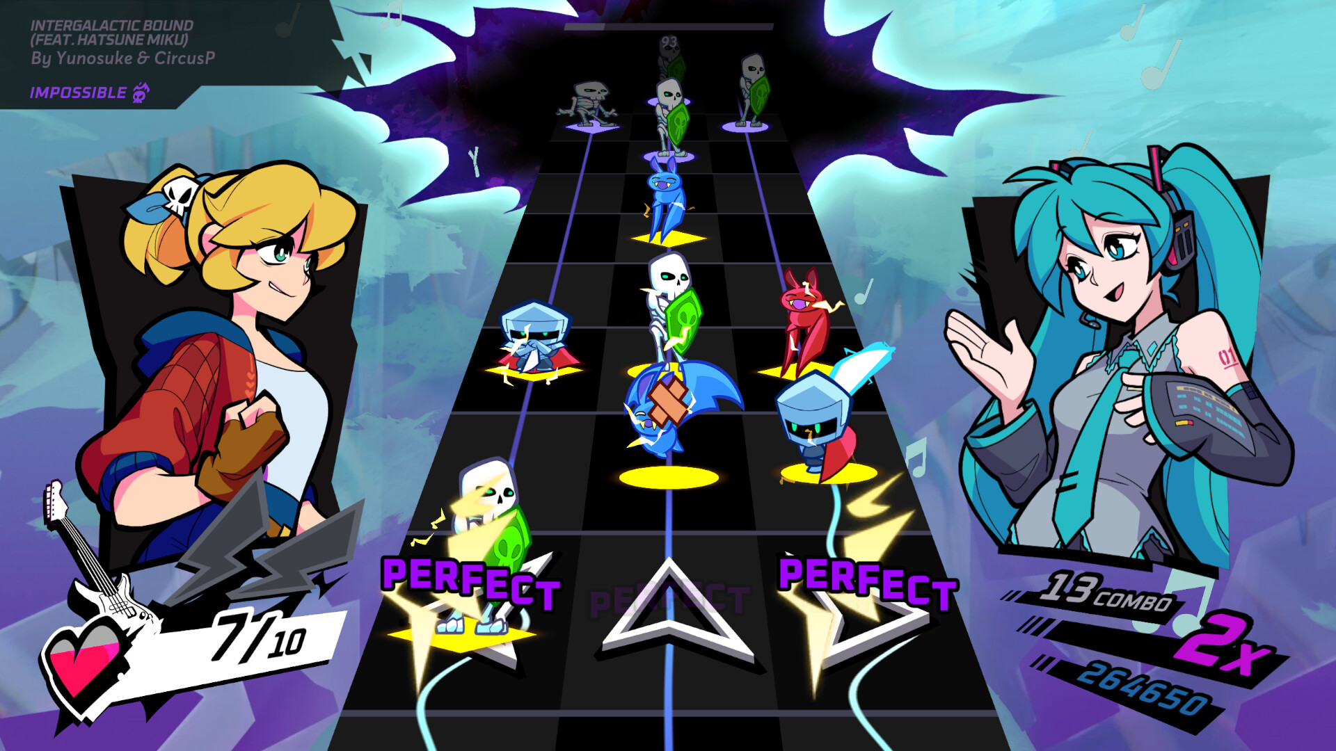 Rift of the NecroDancer: Hatsune Miku – “Intergalactic Bound”