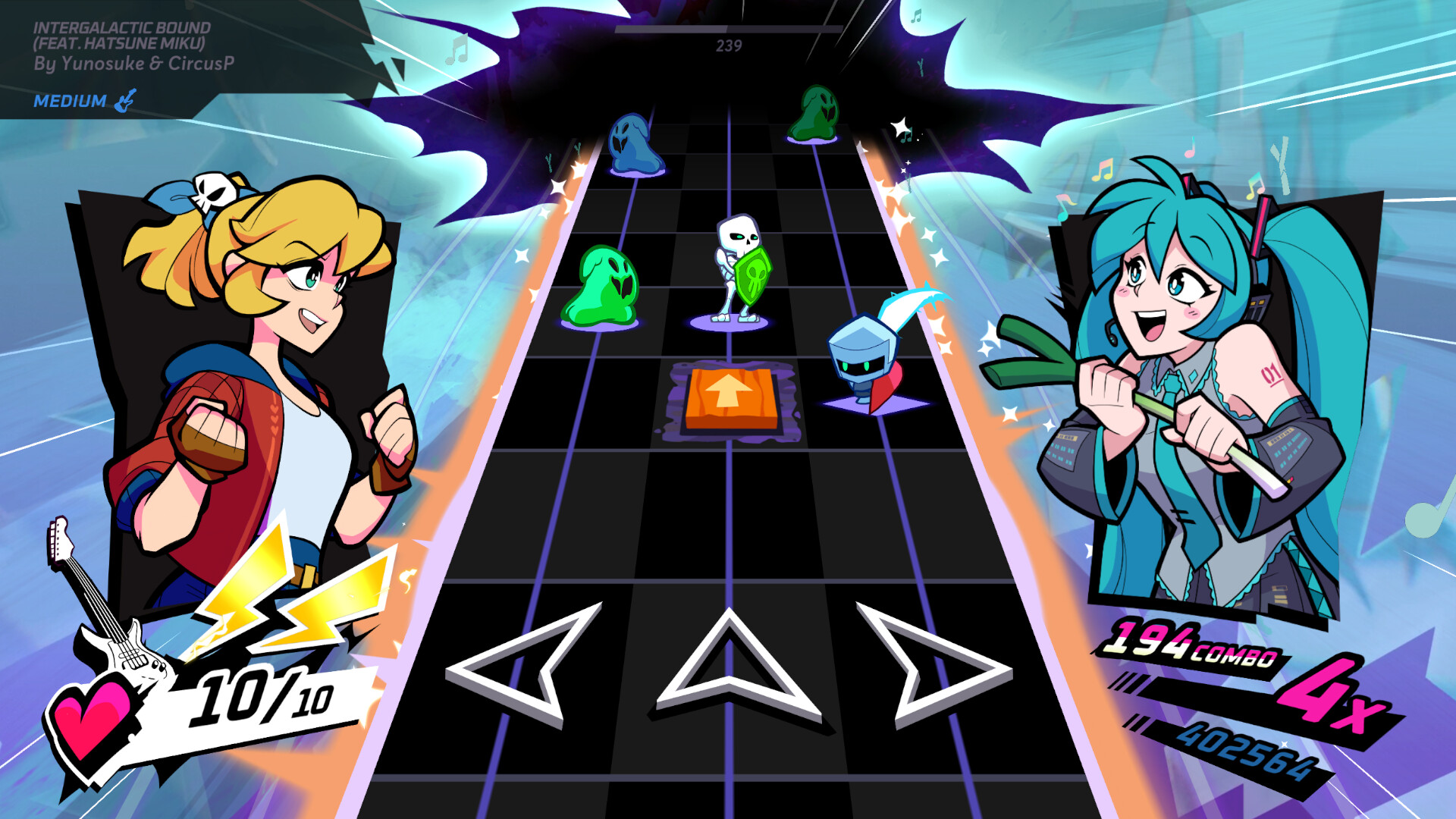 Rift of the NecroDancer: Hatsune Miku – “Intergalactic Bound”