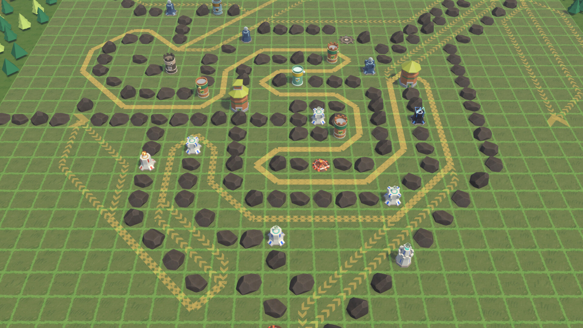 Pathless Maze TD