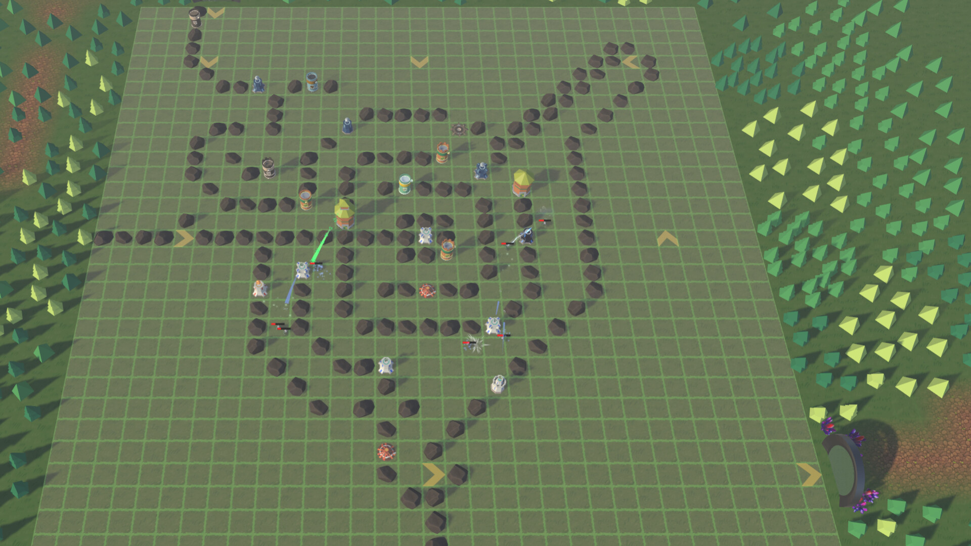 Pathless Maze TD