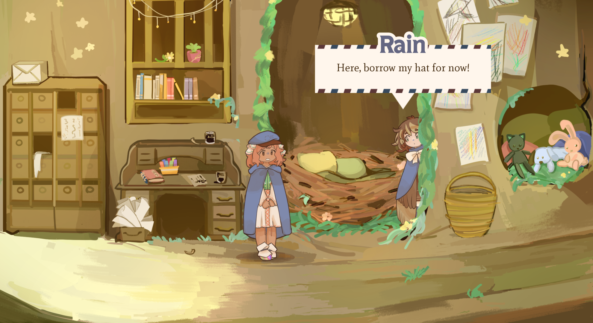 Upwards, Rain! The Post Office of Farewells