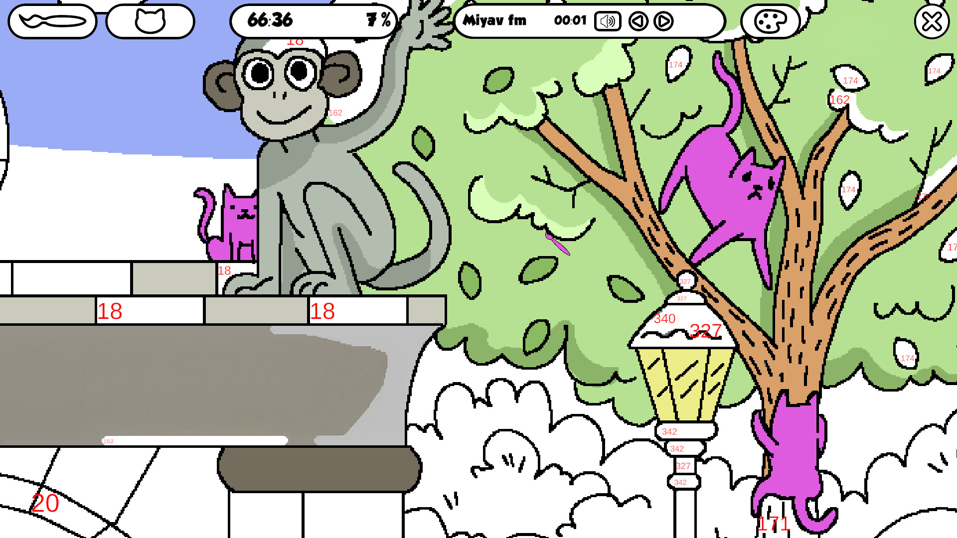 100 Cats Lost in Canada Find &amp; Color