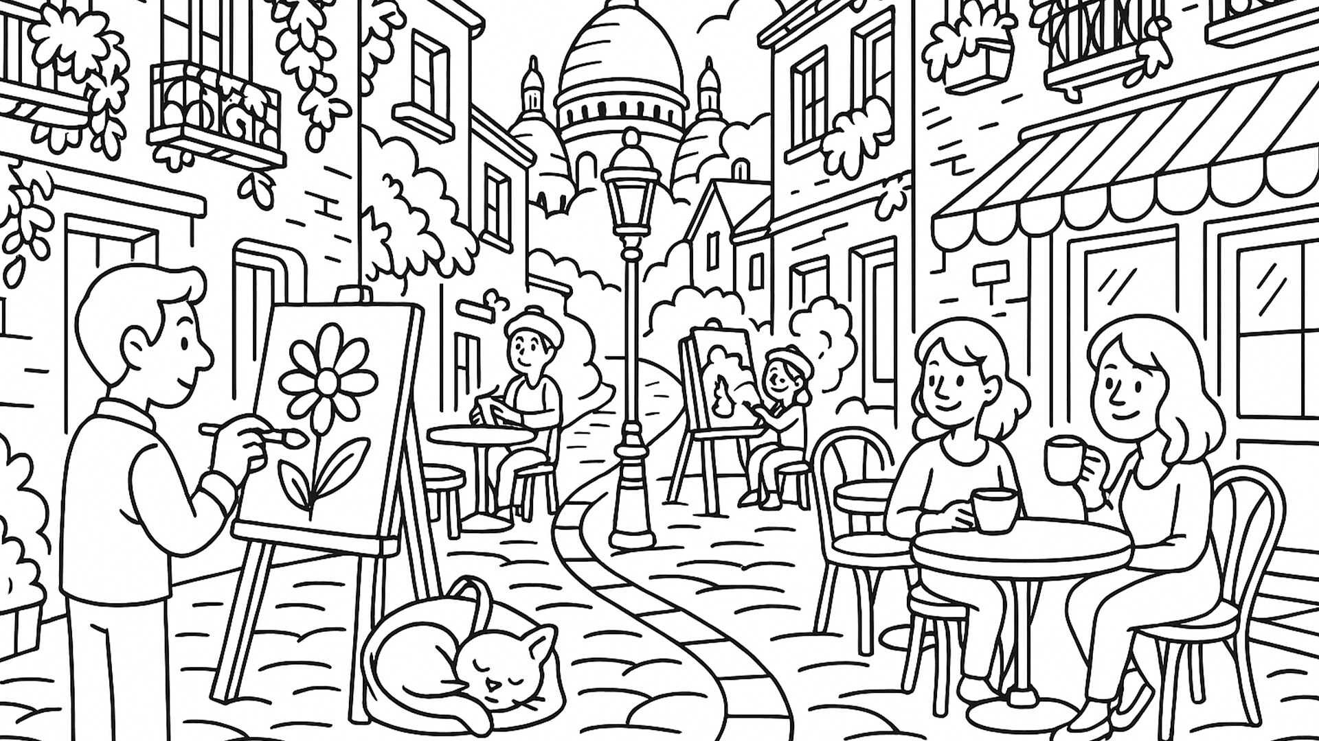 100 Cats Lost in France Find &amp; Color